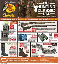 Preview of Cabelas weekly flyer / circulaire from shop Cabelas valid from Aug 6, 2026