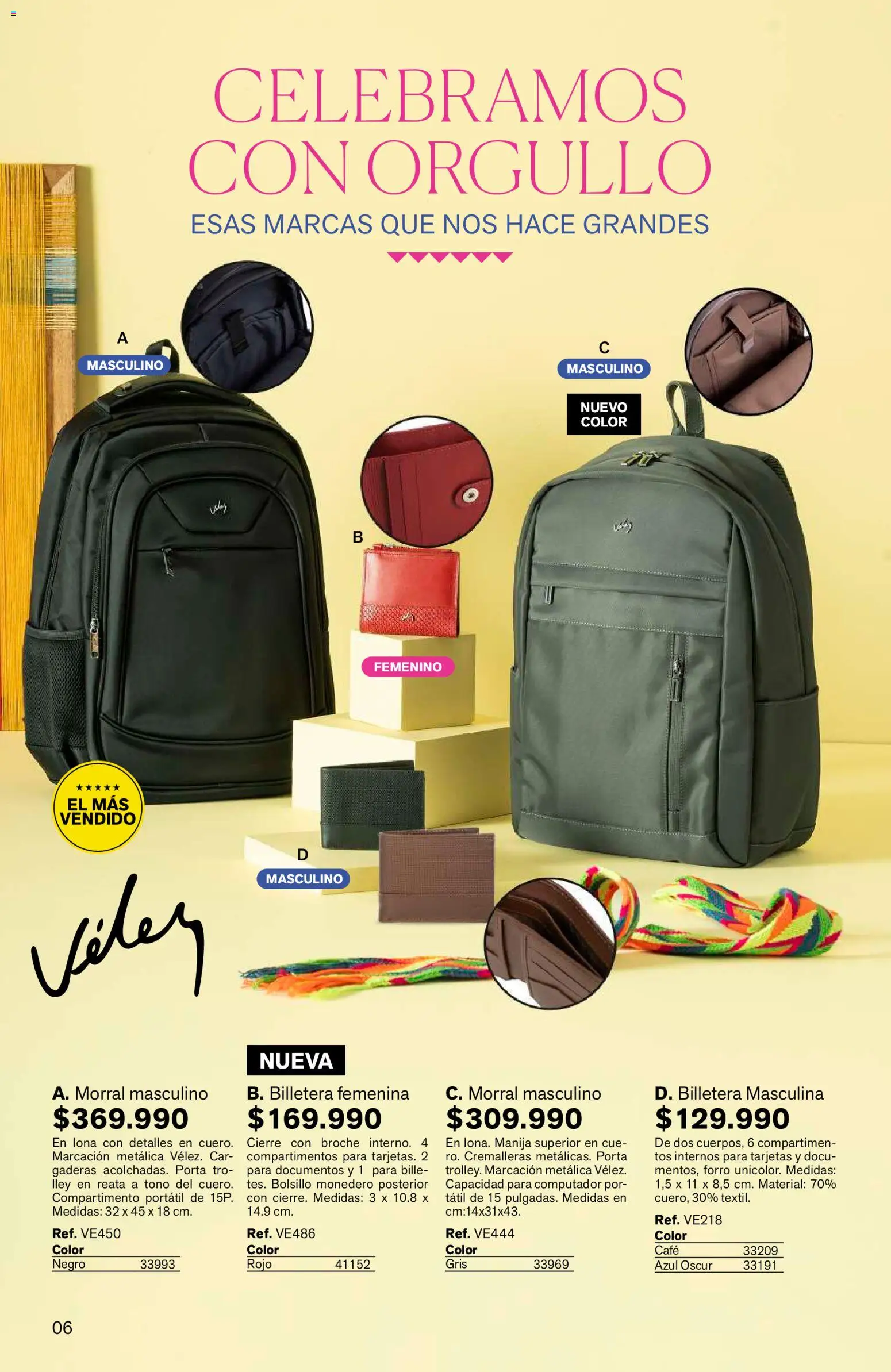 Leonisa revista - valida desde el 25/06/2026 | Página: 6 | Productos: Lona, Monedero, Computador, Morral