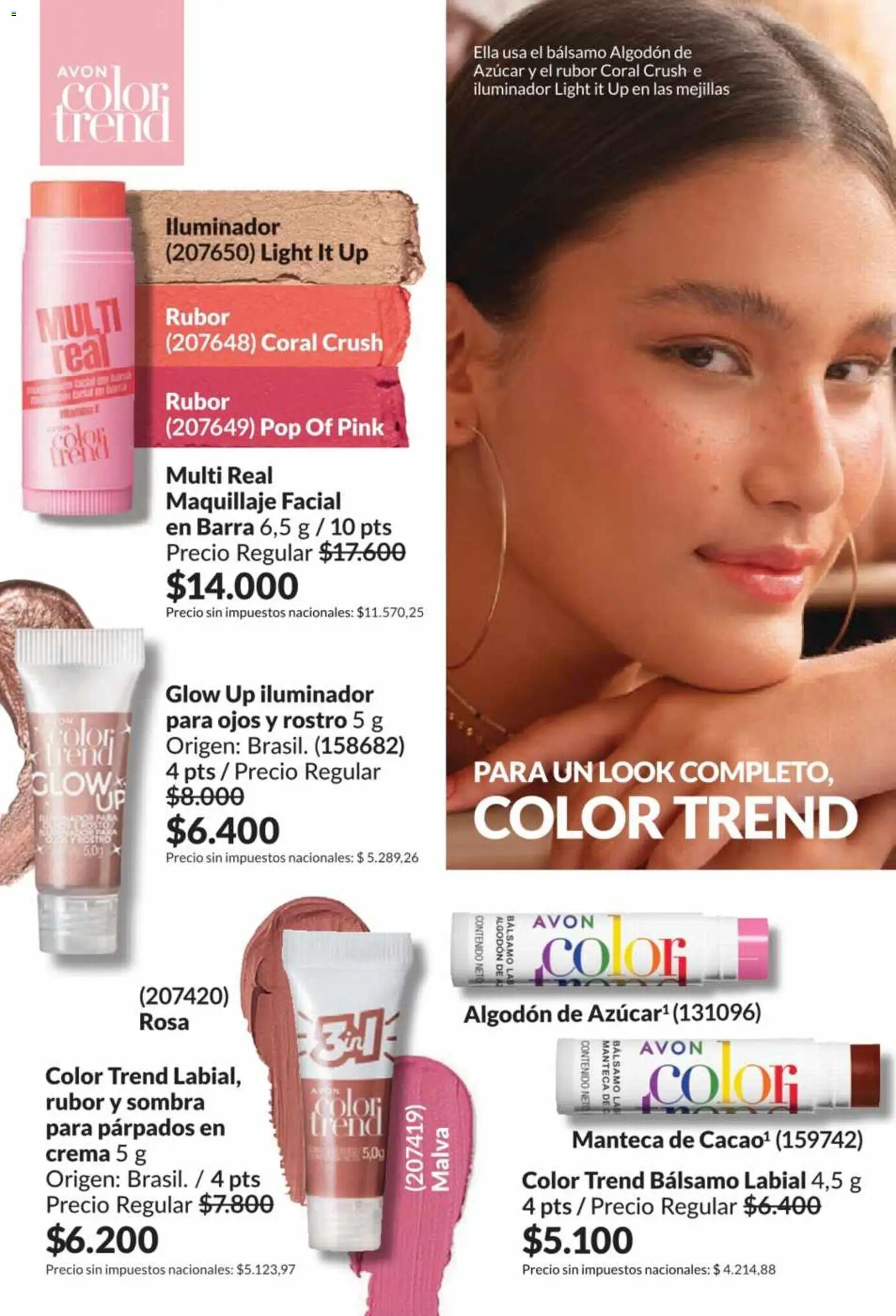 Catálogo AVON Campaña 5/2026 │ válido desde el 01.05.2026 | Página: 57 | Productos: Algodón, Sombra, Bálsamo, Manteca