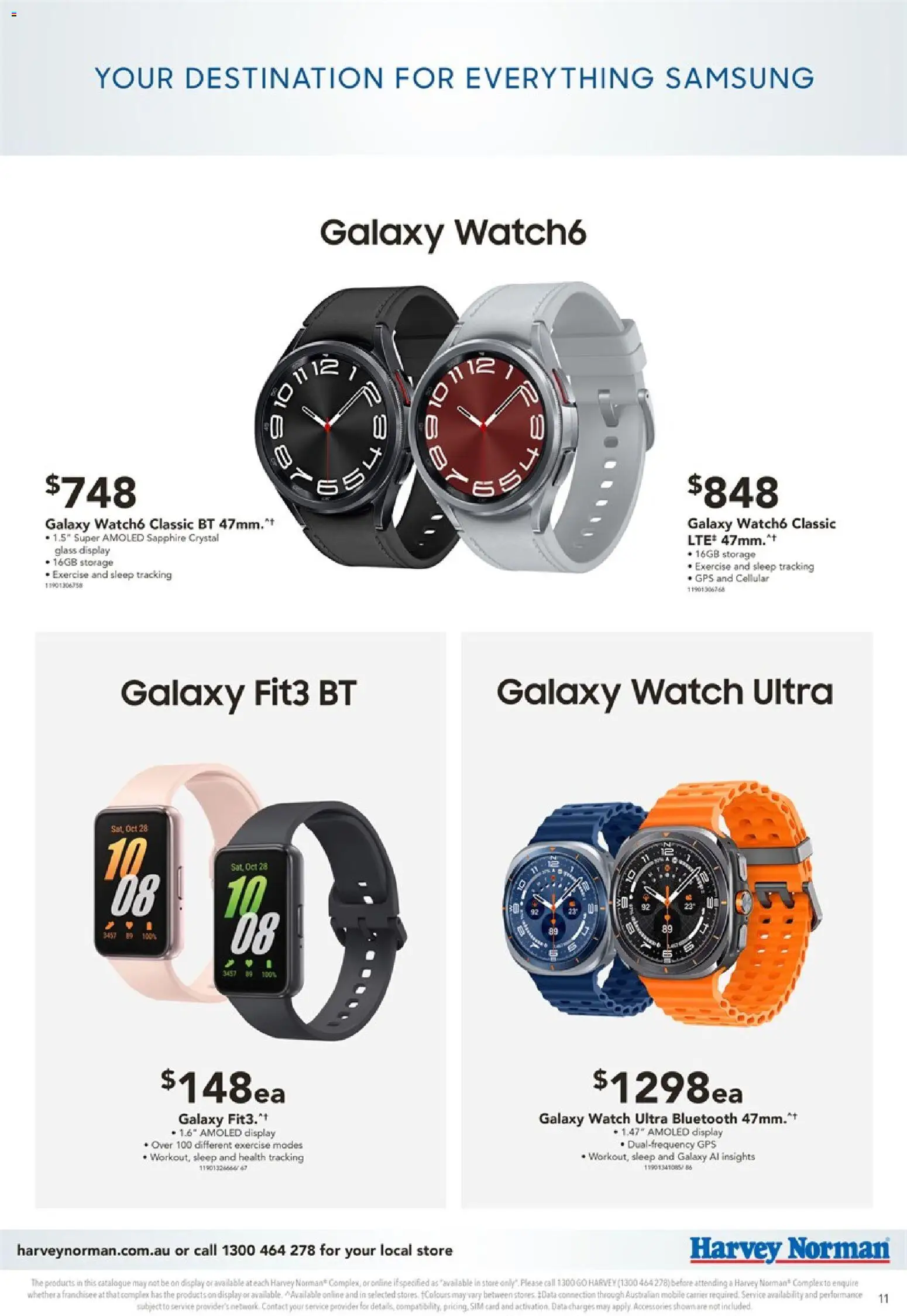 Harvey Norman catalogue - valid from 14/08/2026 | Page: 11 | Products: Accessories, Watch, Mobile