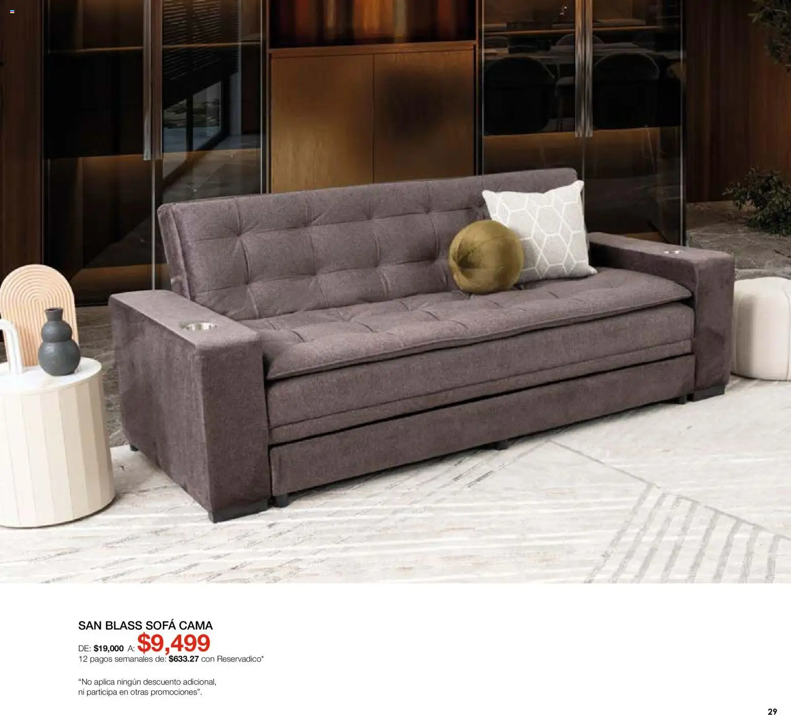 Nuevas ofertas de Muebles Dico válidas en toda la República Mexicana desde el 07.05.2026. ¡Encuentra las mejores ofertas en Muebles Dico catálogo Medio año, medio! | Página: 29