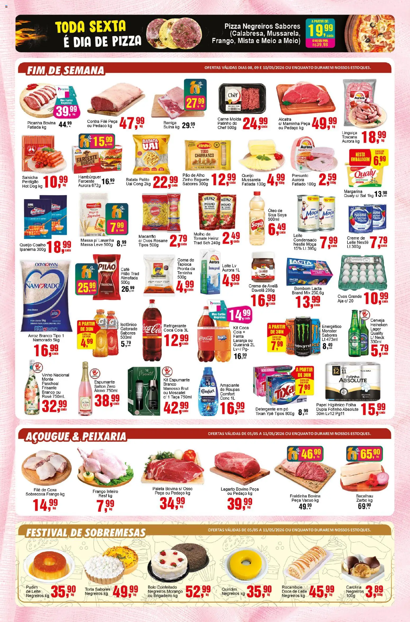Negreiros Folheto - válido de 05.05.2026 | Página: 2 | Produtos: Creme, Refrigerante, Bombom, Carne moída