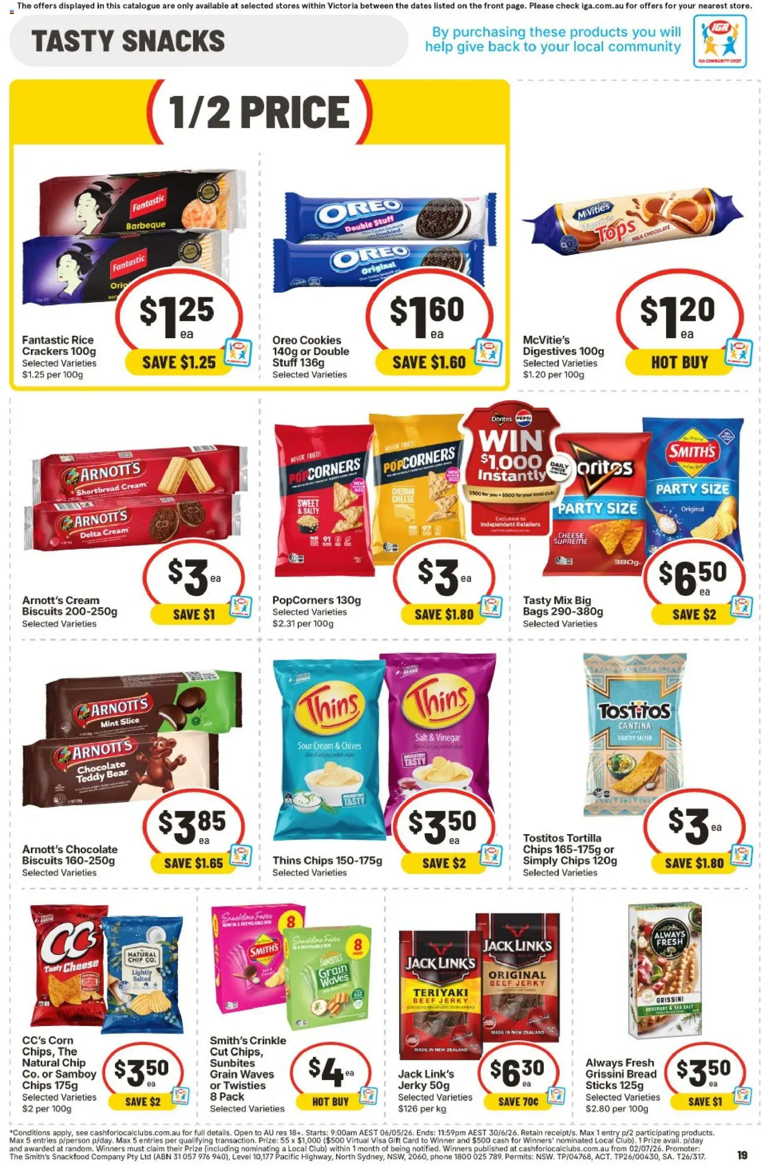 IGA catalogue - valid from 10.06.2026 | Page: 17 | Products: Milk, Biscuits, Vinegar, Phone