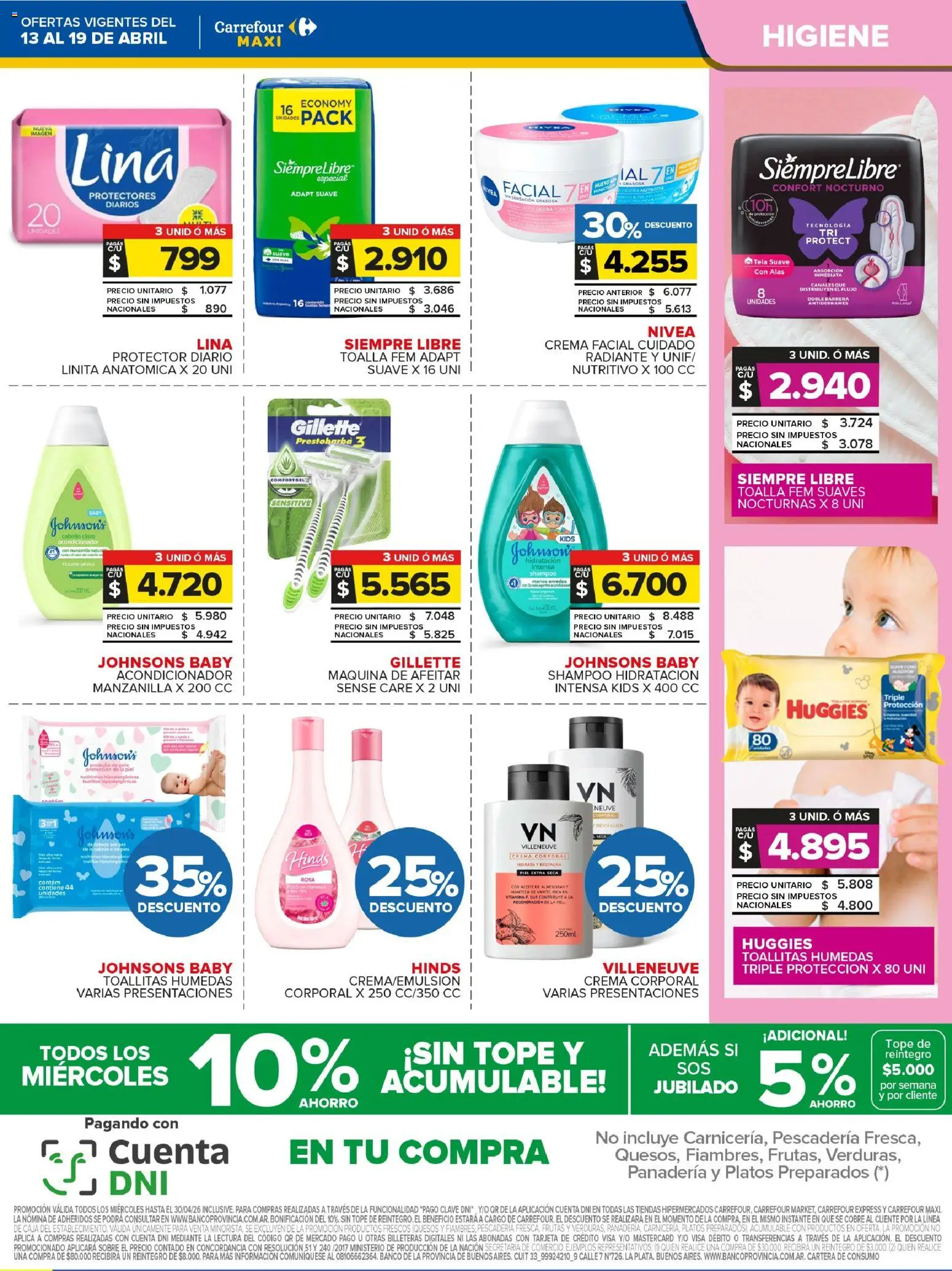 Carrefour Maxi catálogo │ válido desde el 13.04.2026 | Página: 8 | Productos: Banco, Manteca, Radiante, Crema