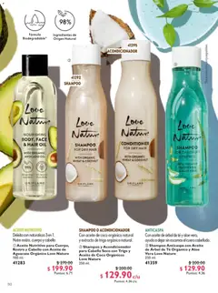 Vista previa de Oriflame campaña 9 2026, nuevo folleto de la tienda, válido en México a partir del 20/06/2026 | Página: 110 | Productos: Aceite, Aguacate, Té, Acondicionador