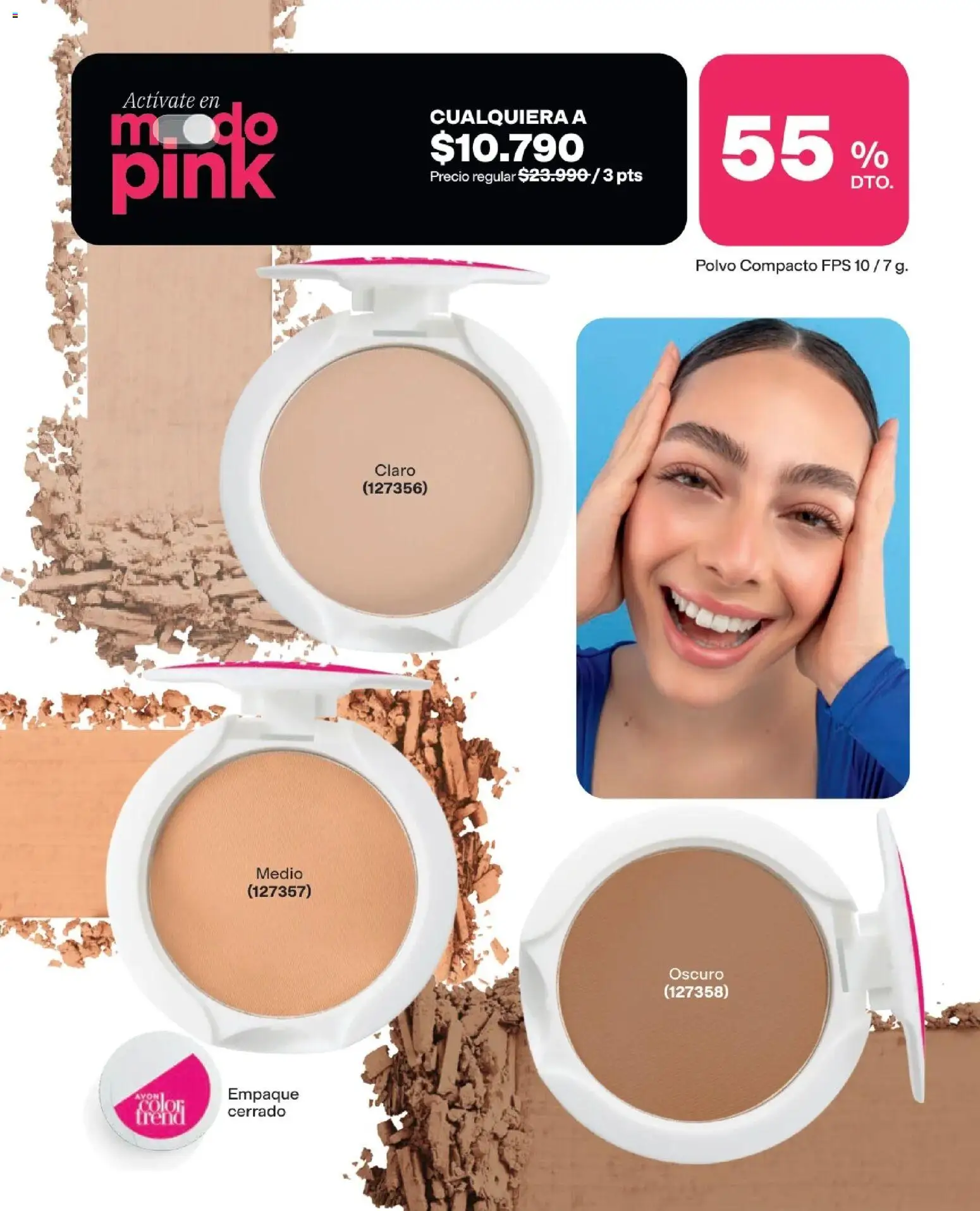 Avon revista - valida desde el 01.09.2026 | Página: 12 | Productos: Polvo compacto, Polvo