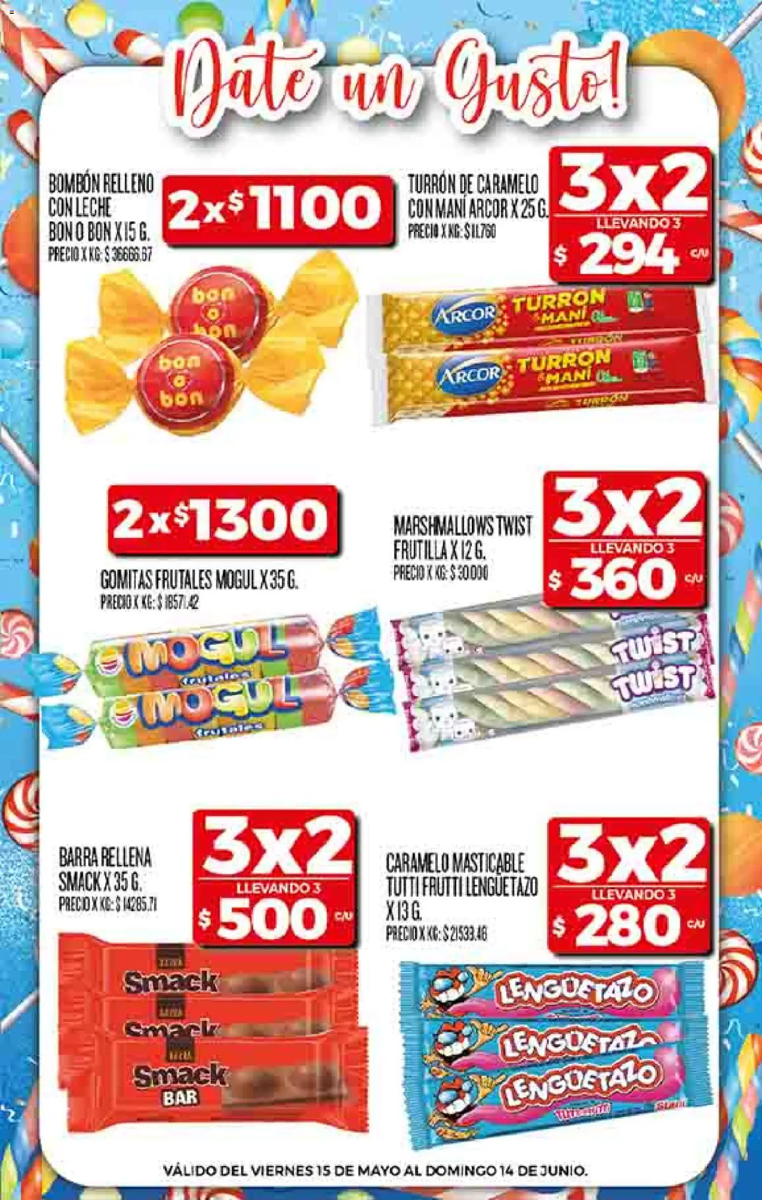 Dia - Ofertas Salta y Jujuy │ válido desde el 03.06.2026 | Página: 35 | Productos: Gomitas, Frutilla, Mani, Turrón