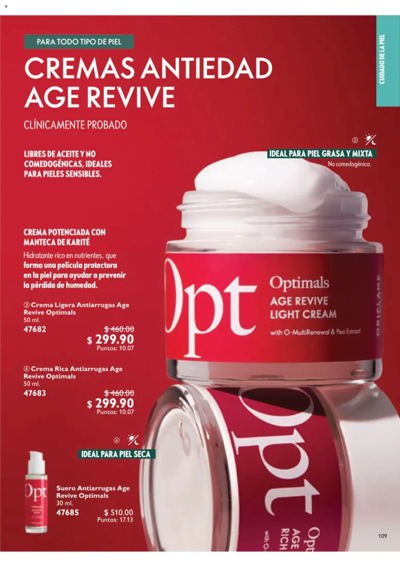 Nuevas ofertas de Oriflame válidas en toda la República Mexicana desde el 01/08/2026. ¡Encuentra las mejores ofertas en Oriflame campaña 11 2026! | Página: 109 | Productos: Crema, Aceite