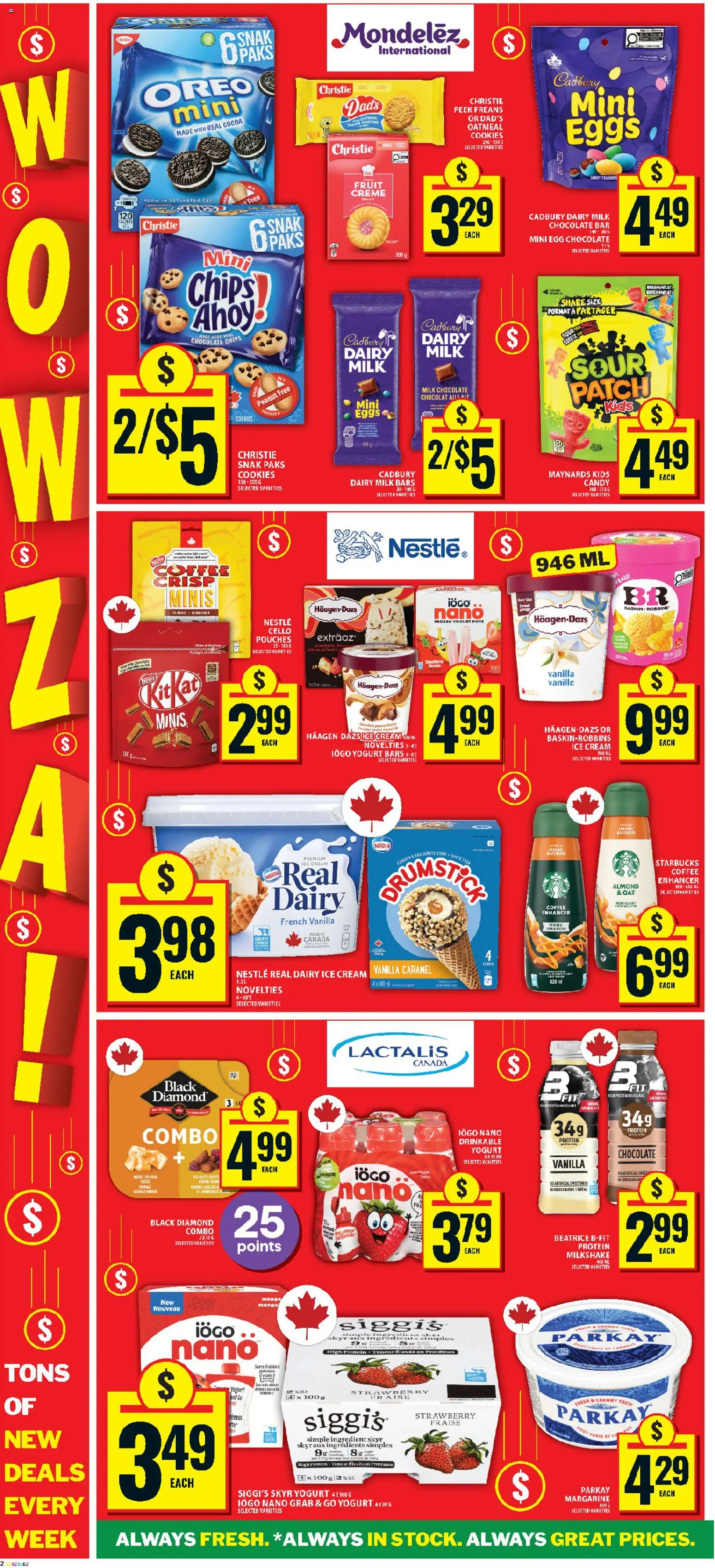 Food Basics flyer valid from 28.05.2026 | Page: 5 | Products: Chips, Cream, Cookies, Cheese