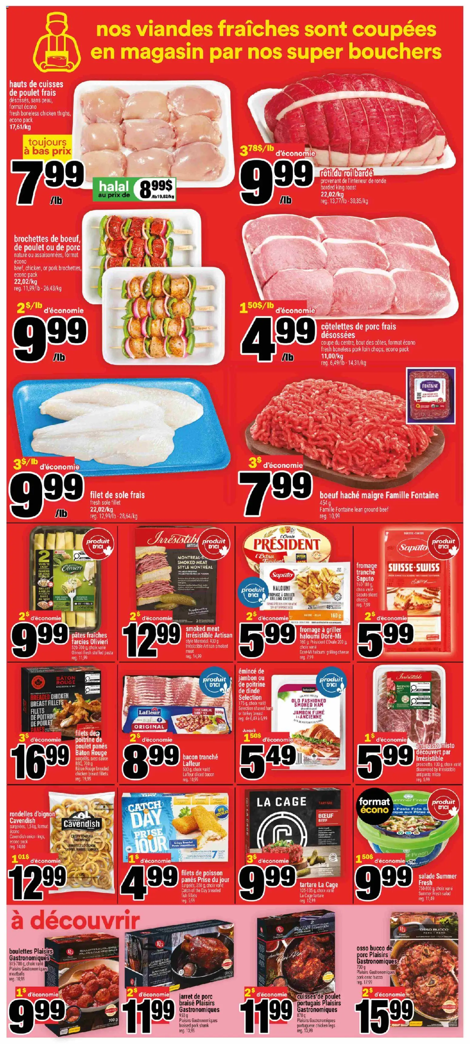 Super C flyer valid from Sep 17, 2026 | Page: 9 | Products: Bacon, Turkey, Turkey breast, Pork loin