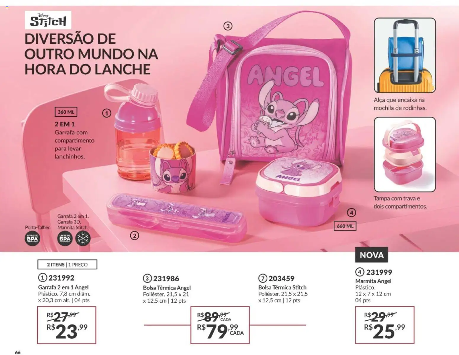 Avon Folheto - válido de 01/09/2026 | Página: 66 | Produtos: Bolsa térmica, Mochila, Bolsa