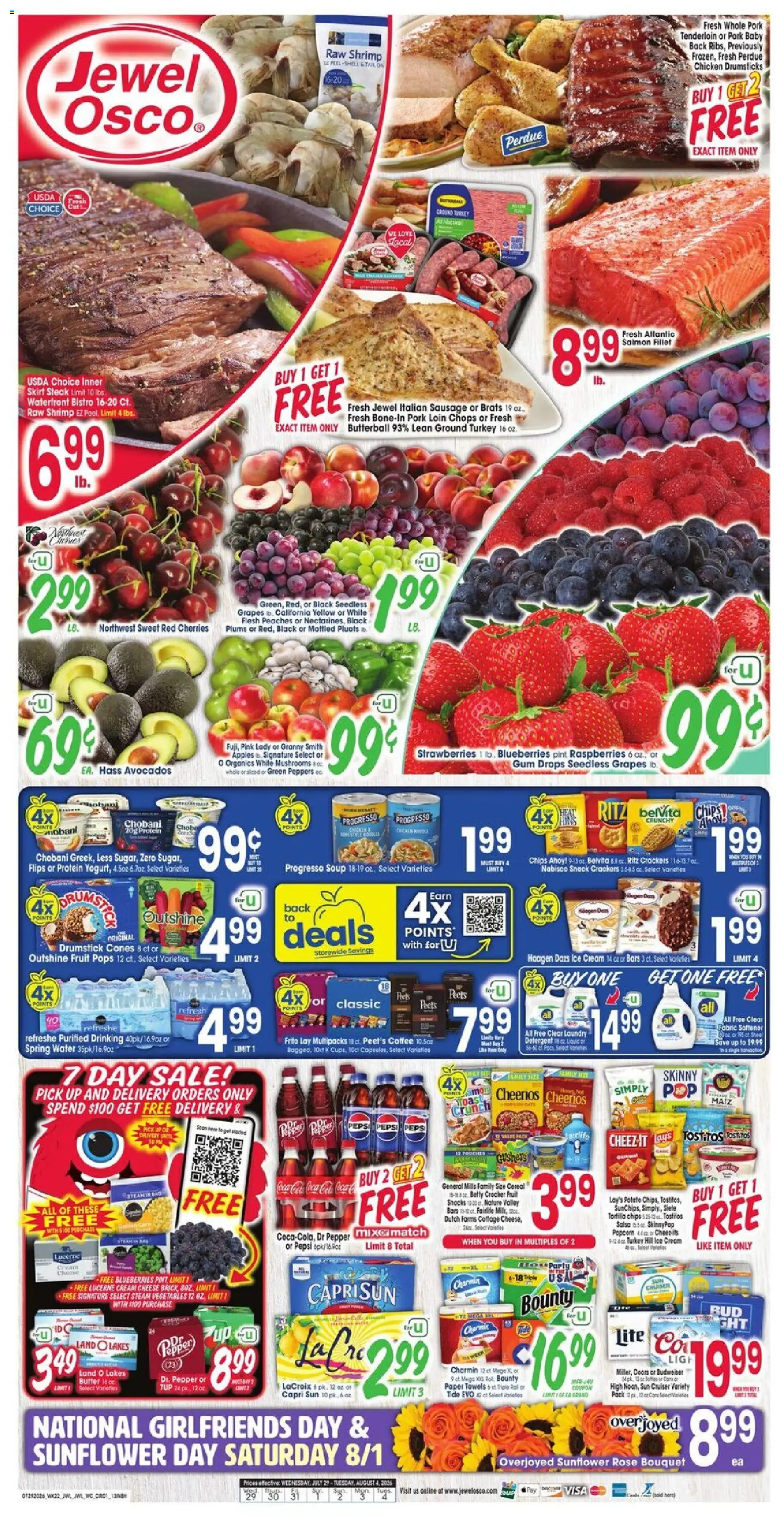 Jewel Osco Weekly Ad - valid from 07/29/2026 | Page: 1