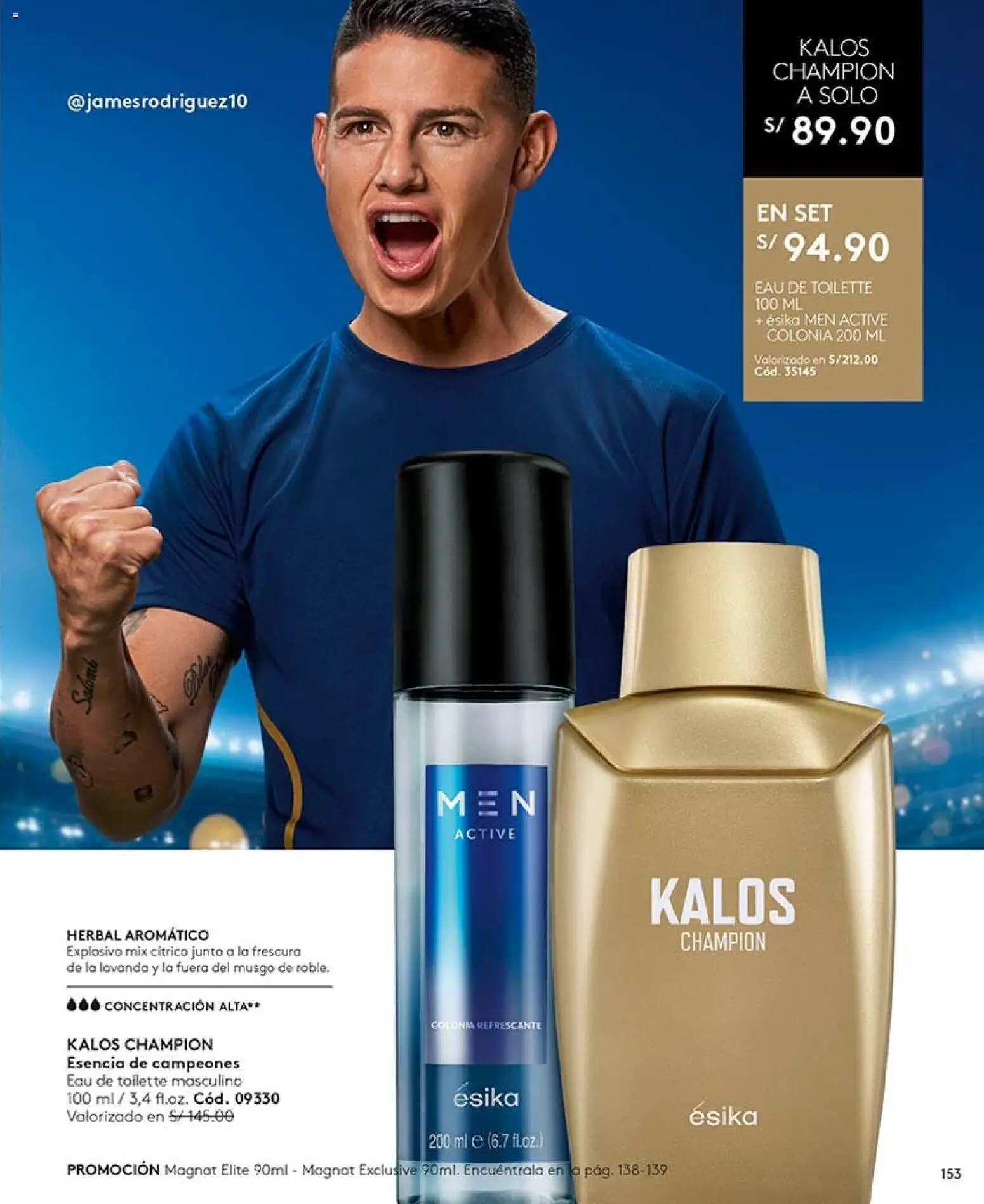 Catálogo Ésika válido desde 22/08/2026 | Página: 153 | Productos: EAU de Toilette