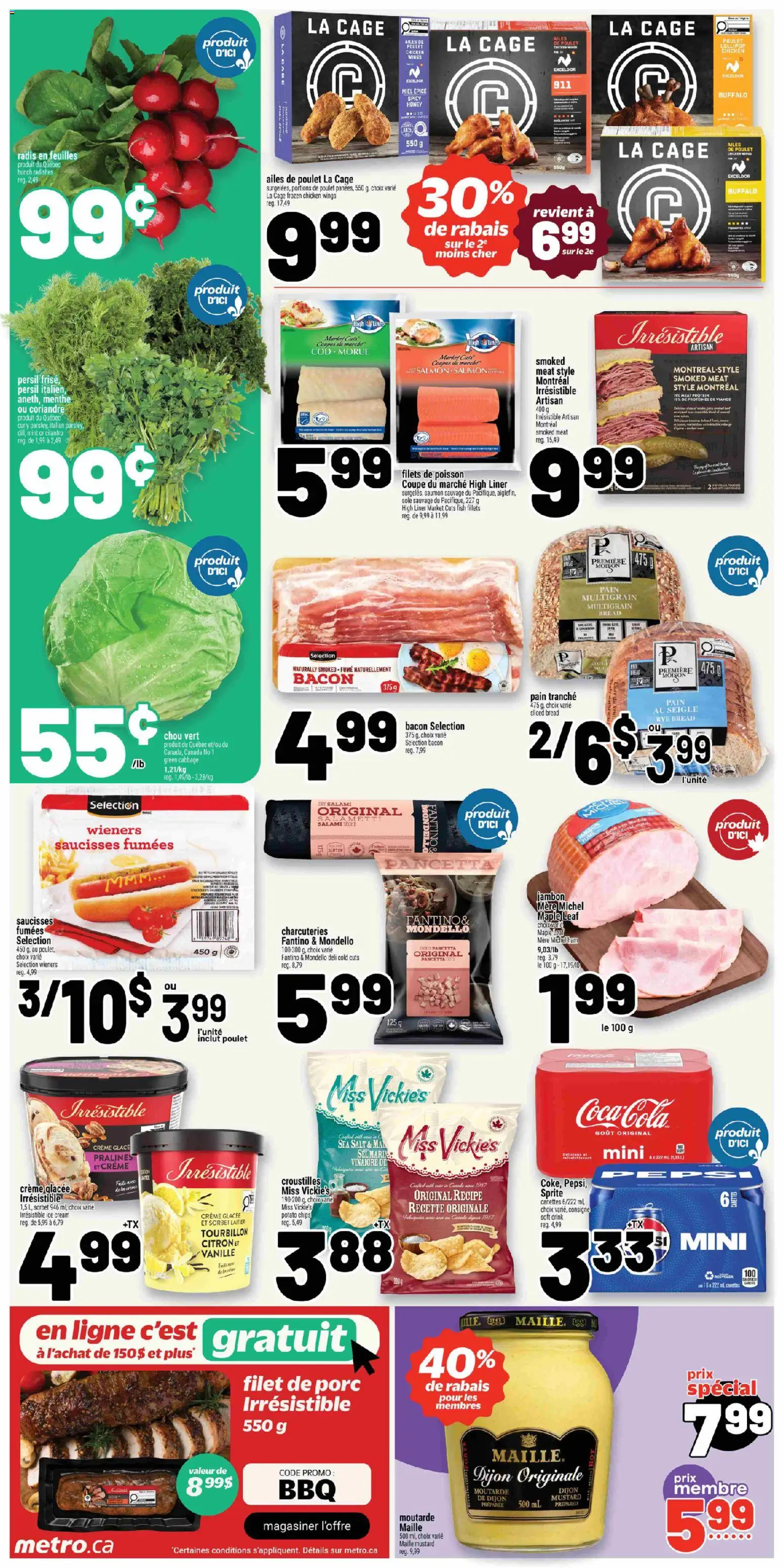 Metro flyer valid from 11.06.2026 | Page: 2 | Products: Chips, Ice cream, Chicken wings, Chicken