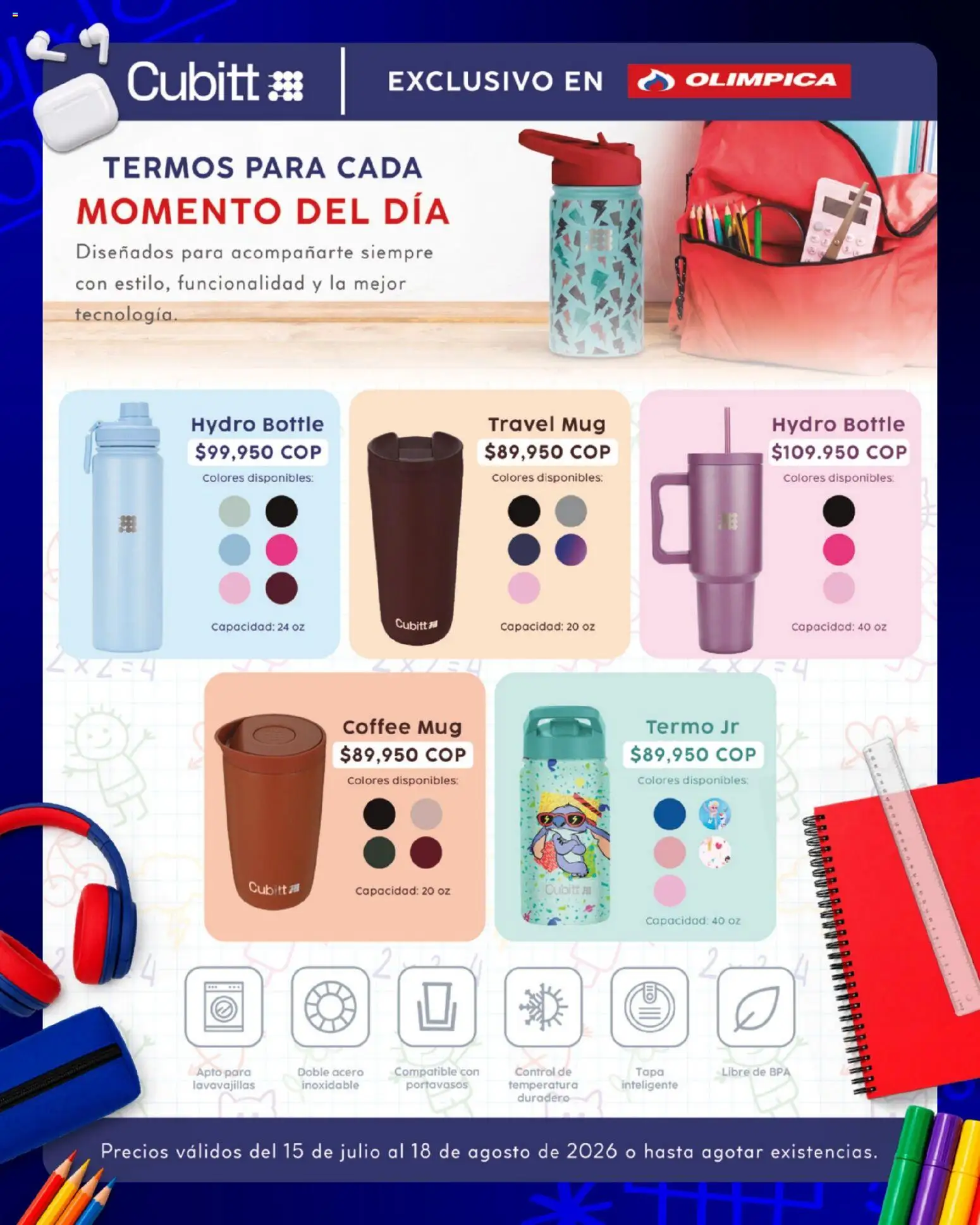Olímpica revista - valida desde el 17/07/2026 | Página: 10 | Productos: Lavavajillas, Termo