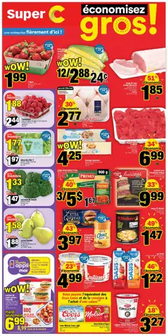 Preview of Super C weekly flyer / circulaire from shop Super C valid from Aug 6, 2026