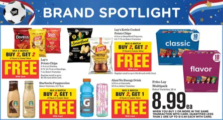 Preview of Mariano's weekly ads valid from 27.05.2026 | Page: 9 | Products: Cheese, Chips, Salt, Kettle