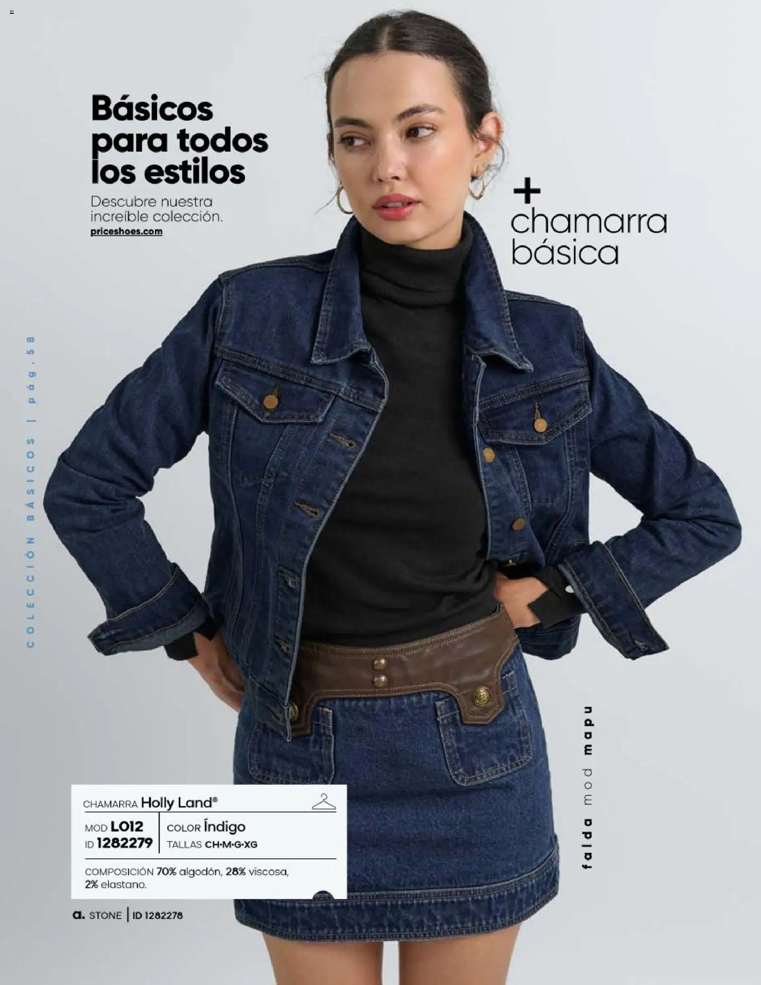 Nuevas ofertas de Price Shoes válidas en toda la República Mexicana desde el 23/07/2026. ¡Encuentra las mejores ofertas en Price Shoes catálogo Básicos! | Página: 58 | Productos: Chamarra, Falda