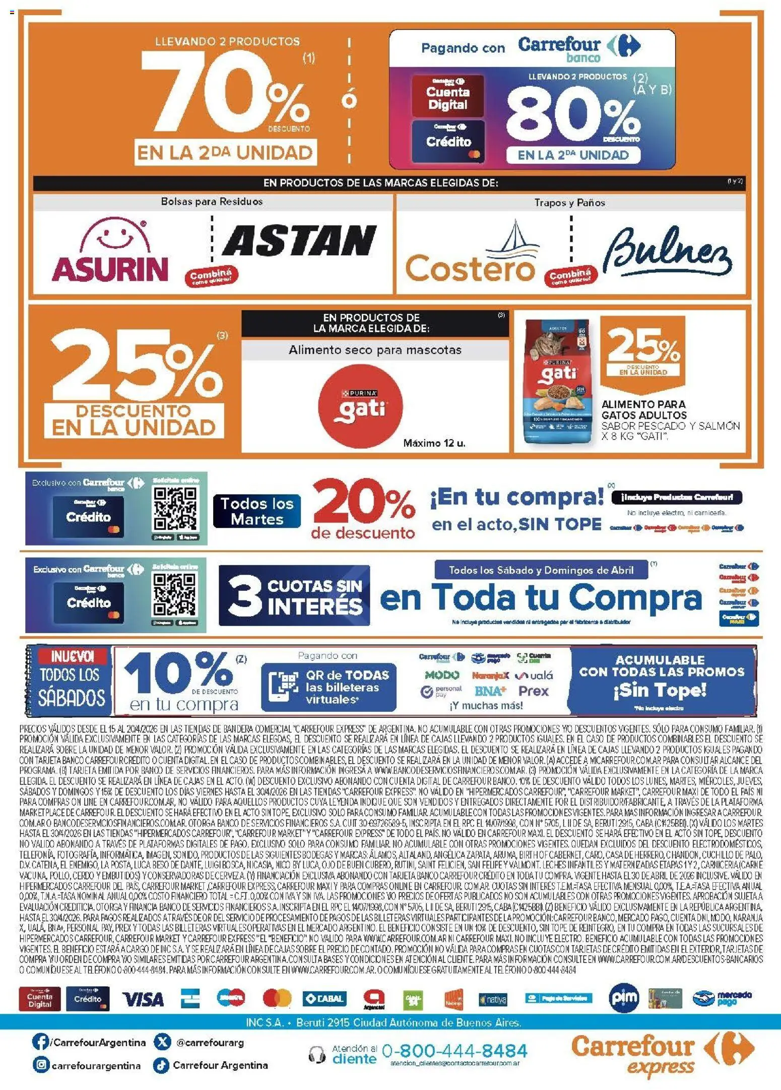 Carrefour Express  │ válido desde el 15.04.2026 | Página: 5 | Productos: Caso, Cuchillo, Pescado, Cerdo