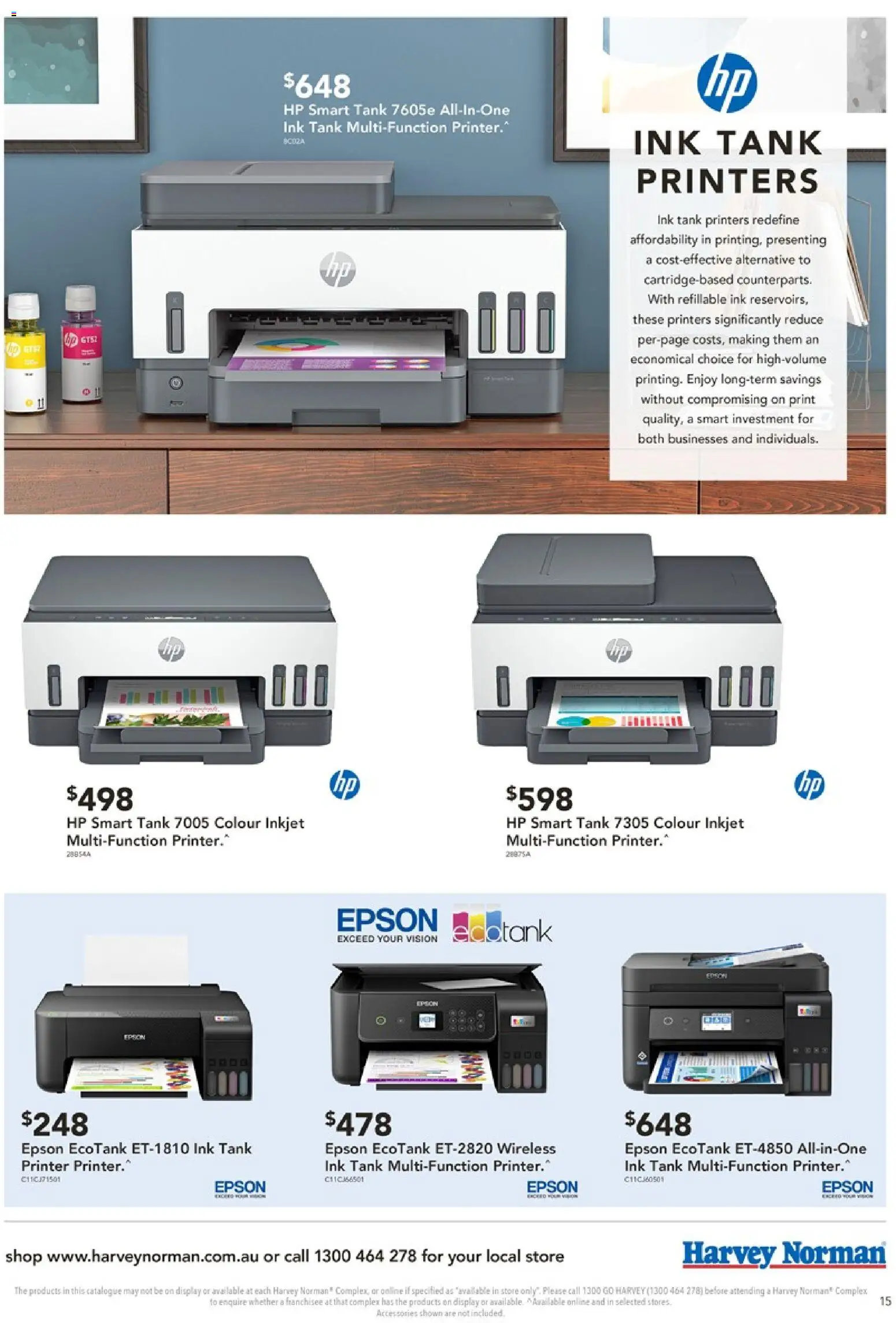 Harvey Norman catalogue - valid from 19.05.2026 | Page: 15 | Products: Accessories, Printer