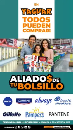 Vista previa Yaguar - Aliados de tu bolsillo Parque Chacabuco válido desde el 24/08/2026