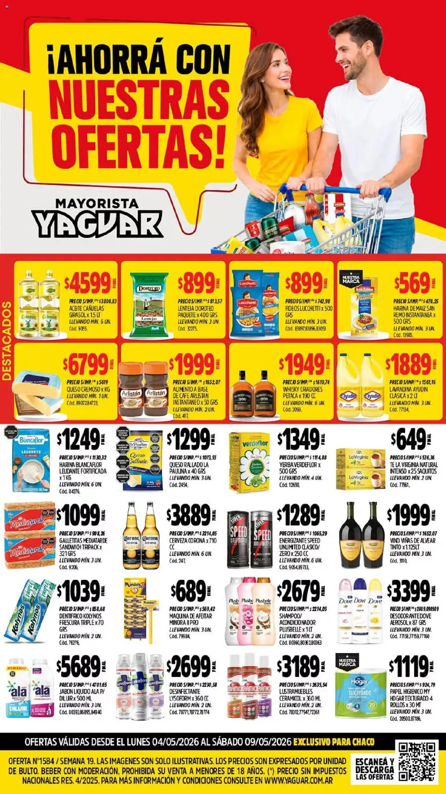 Yaguar - Oferta Semanal Chaco │ válido desde el 04.05.2026 | Página: 1