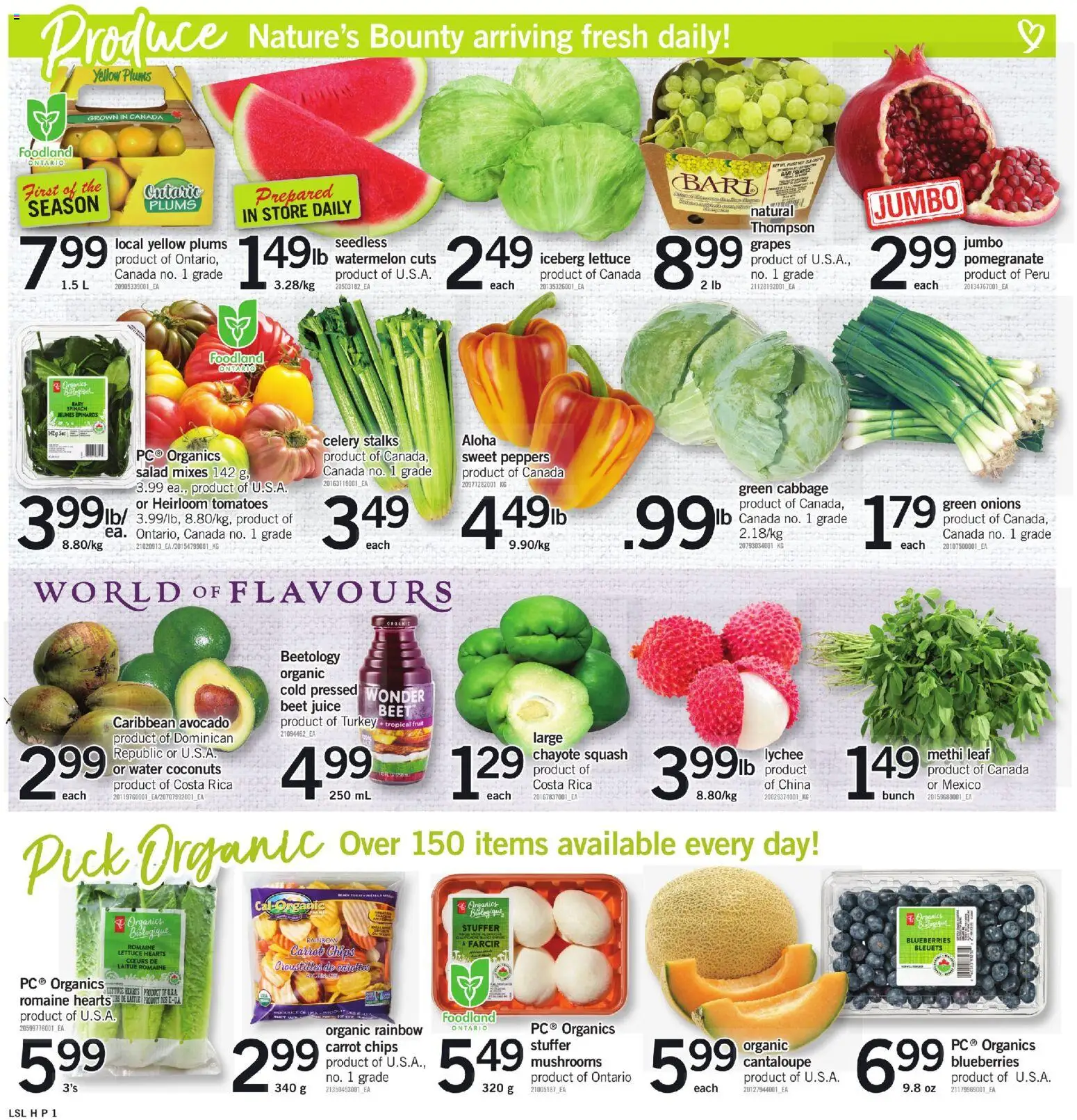 Loblaws flyer valid from Jul 16, 2026 | Page: 2 | Products: Chips, Carrot, Salad, Tomatoes