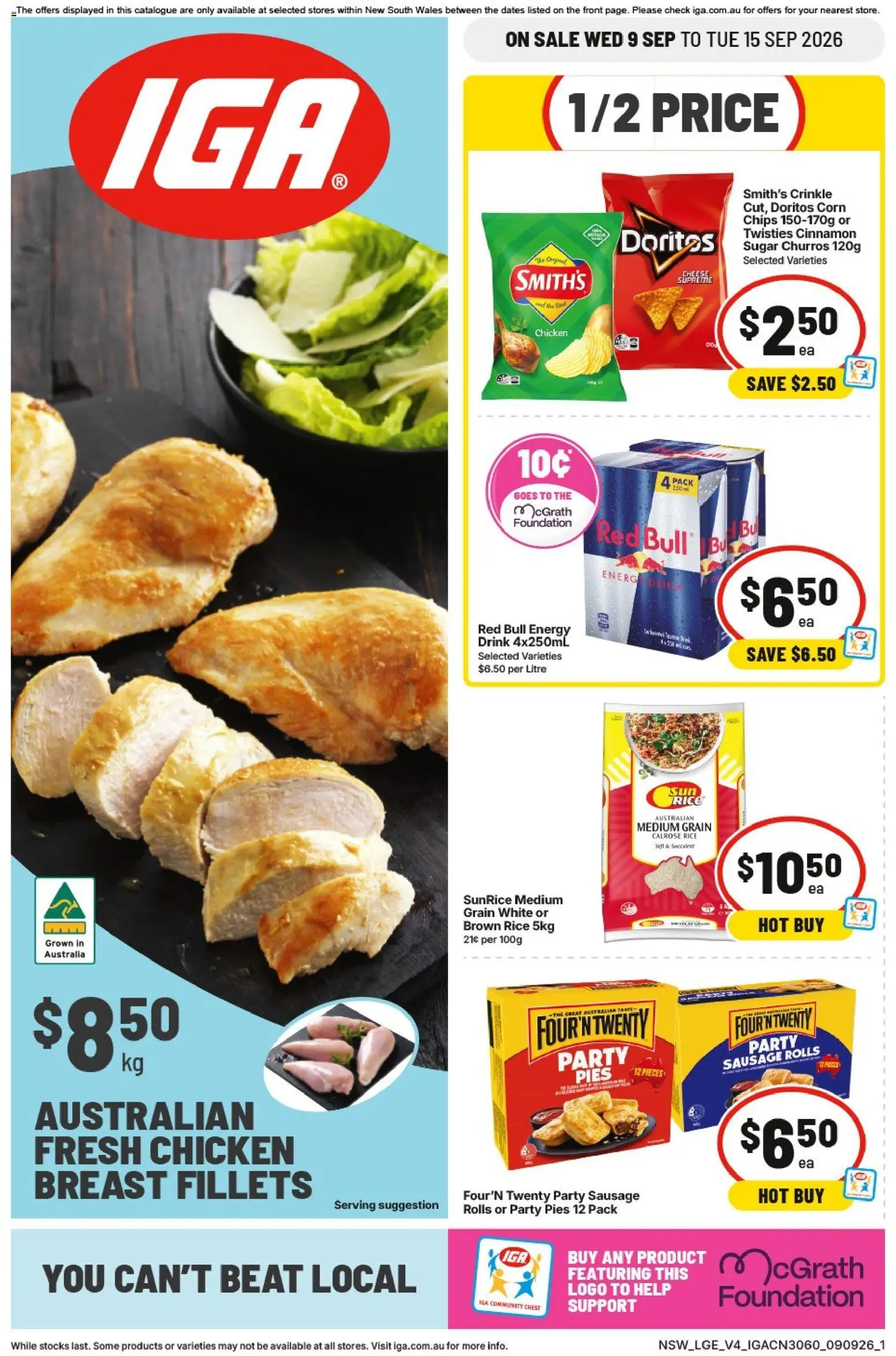 IGA catalogue - valid from 09/09/2026 | Page: 1