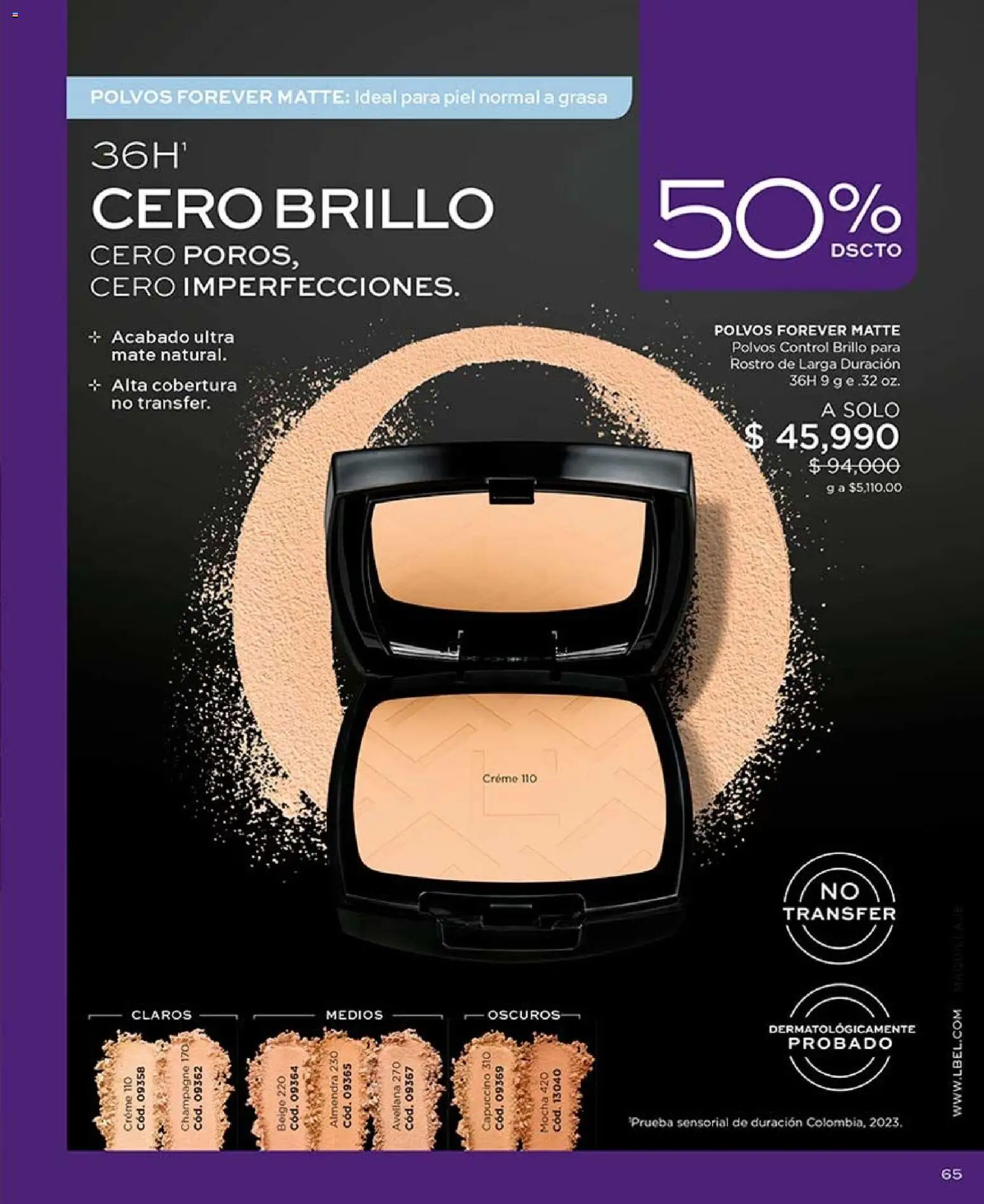 L'Bel revista - valida desde el 17/08/2026 | Página: 65 | Productos: Almendra, Brillo, Maquillaje