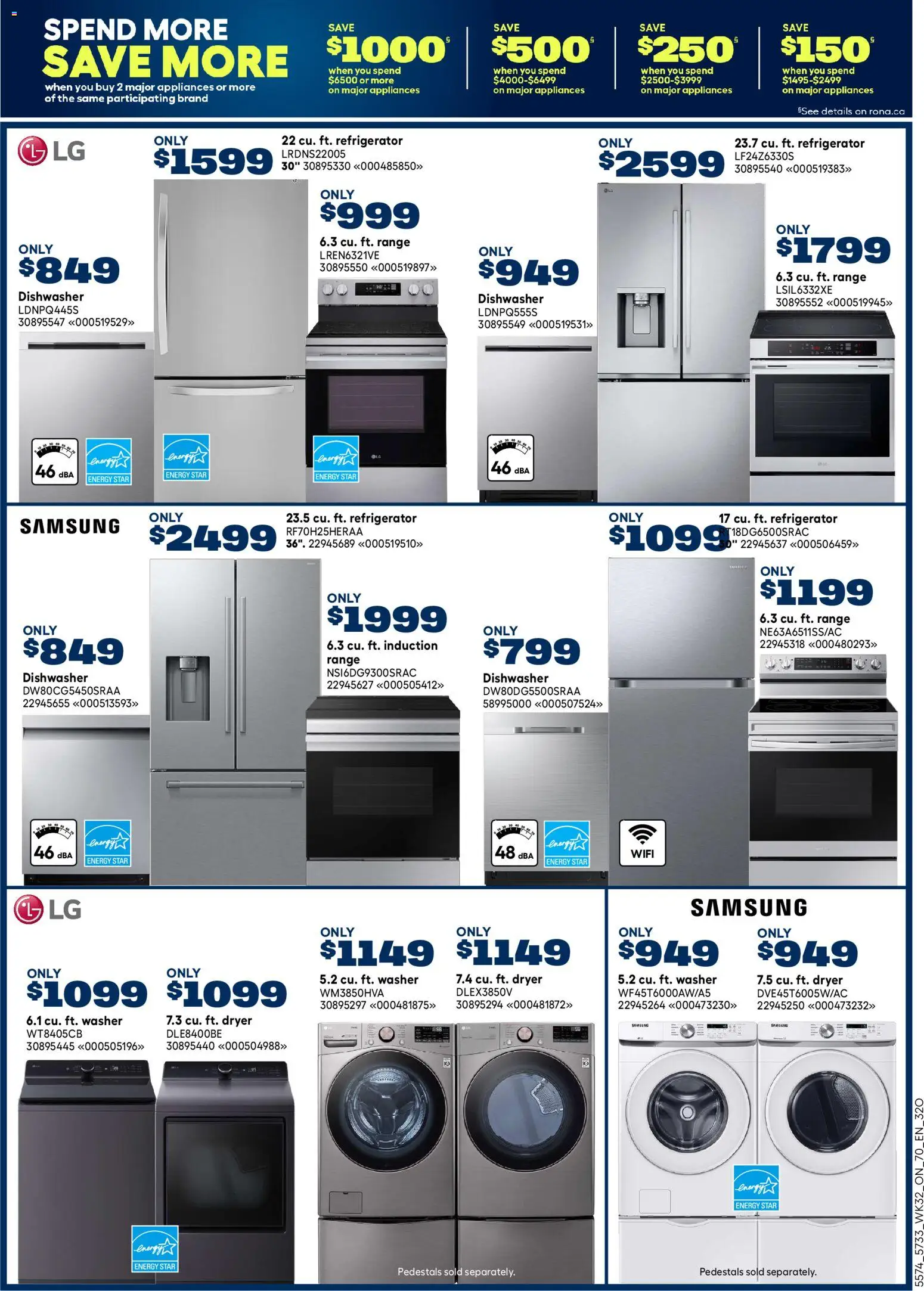 Rona flyer valid from Sep 3, 2026 | Page: 19 | Products: Freezer, Table