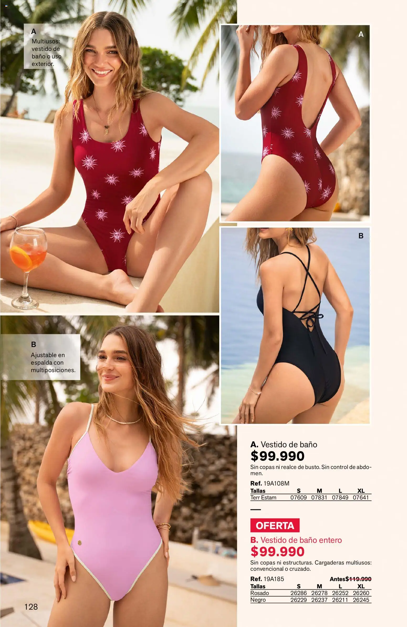 Leonisa revista - valida desde el 24/08/2026 | Página: 128 | Productos: Baño, Vestido, Vestido de baño