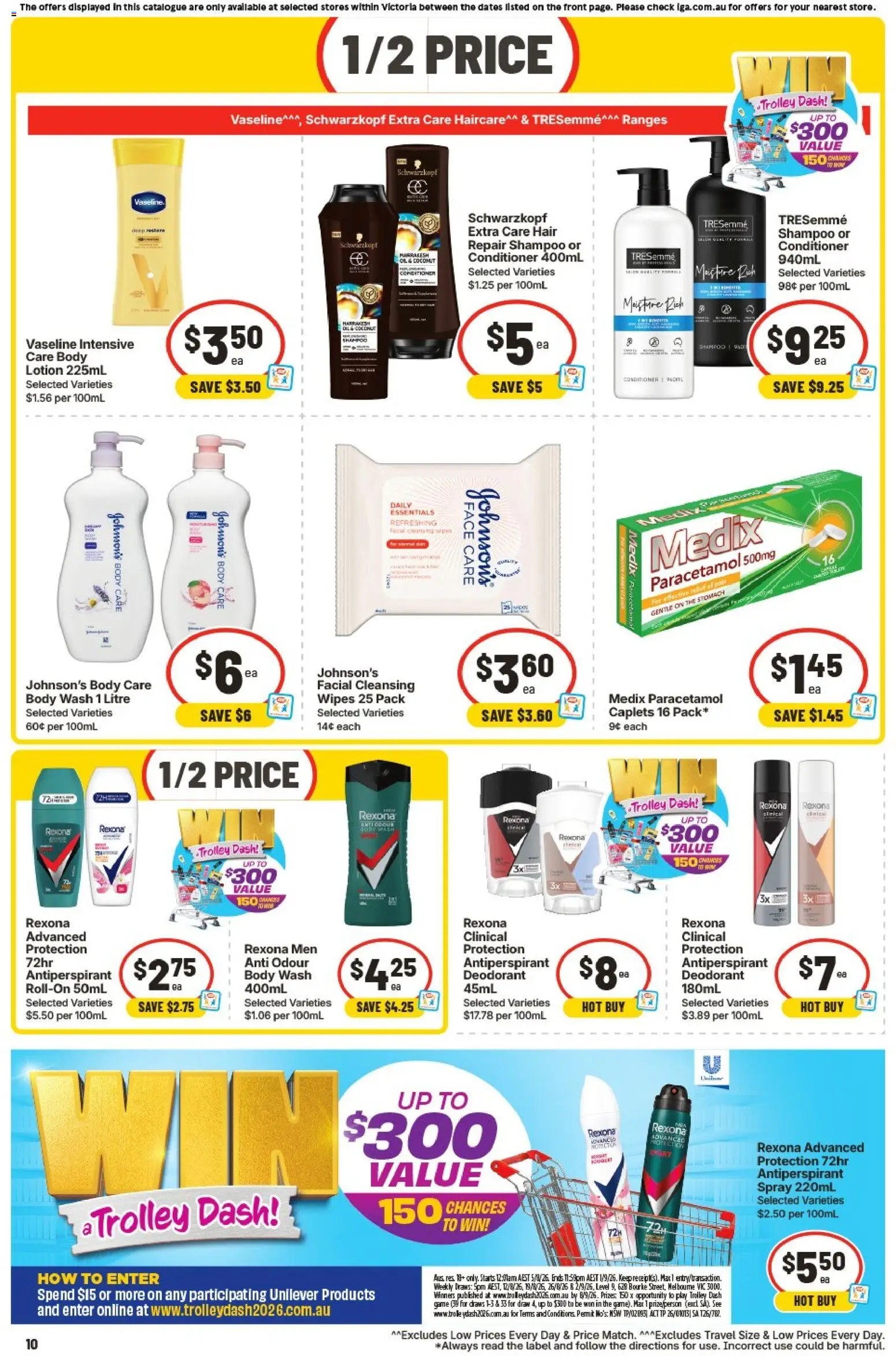 IGA catalogue - valid from 19/08/2026 | Page: 11 | Products: Shampoo, Antiperspirant, Coconut, Vaseline