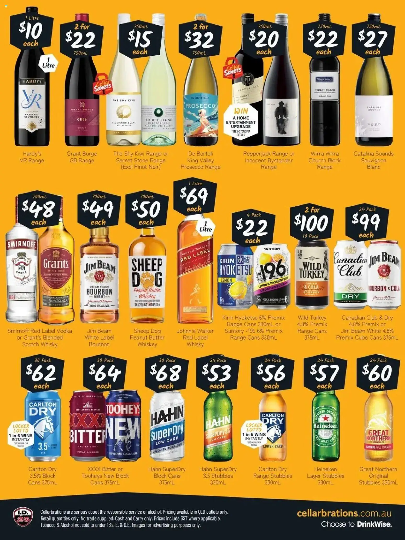 Cellarbrations catalogue - valid from 07/09/2026 | Page: 2 | Products: Heineken, Prosecco, Lemon, Kiwi