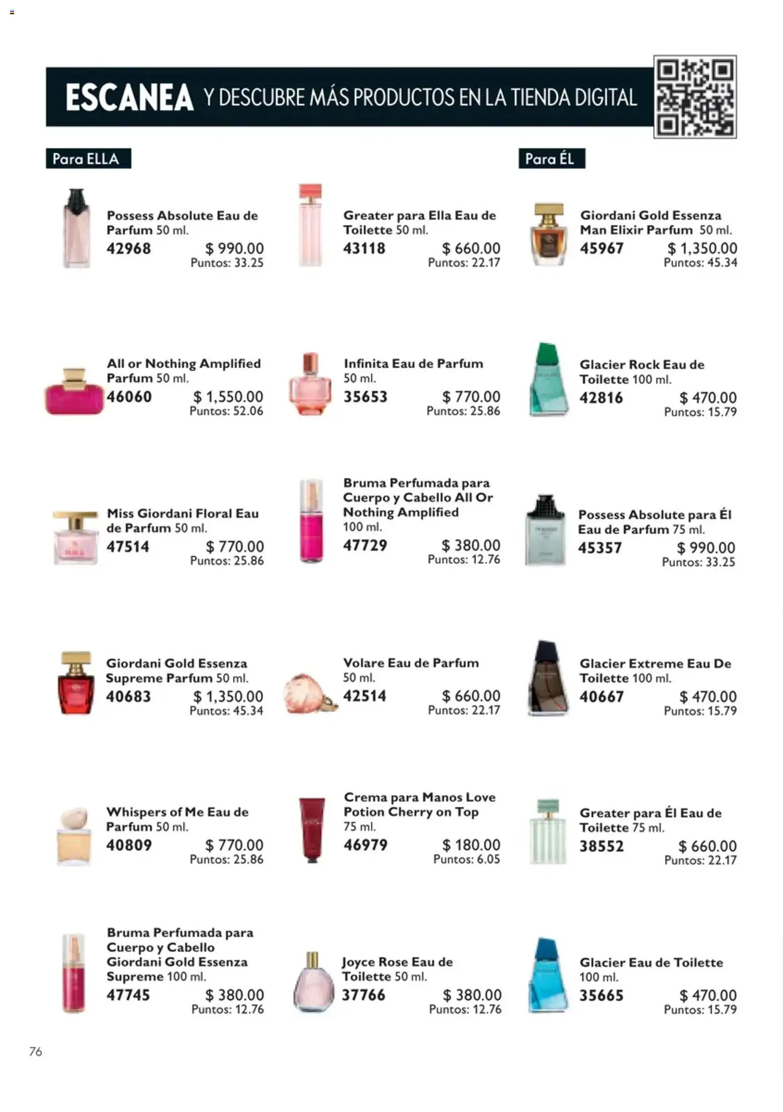 Nuevas ofertas de Oriflame válidas en toda la República Mexicana desde el 12/09/2026. ¡Encuentra las mejores ofertas en Oriflame campaña 13 2026! | Página: 76