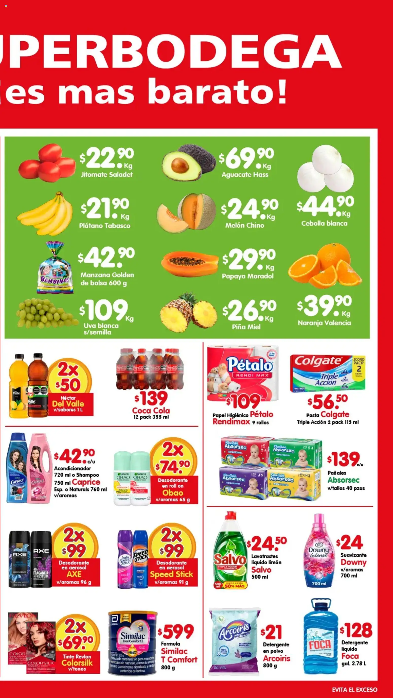 Nuevas ofertas de Arteli válidas en toda la República Mexicana desde el 03/08/2026. ¡Encuentra las mejores ofertas en Arteli folleto Aká Superbodegas! | Página: 2 | Productos: Limón, Uva, Pañales, Fragancia