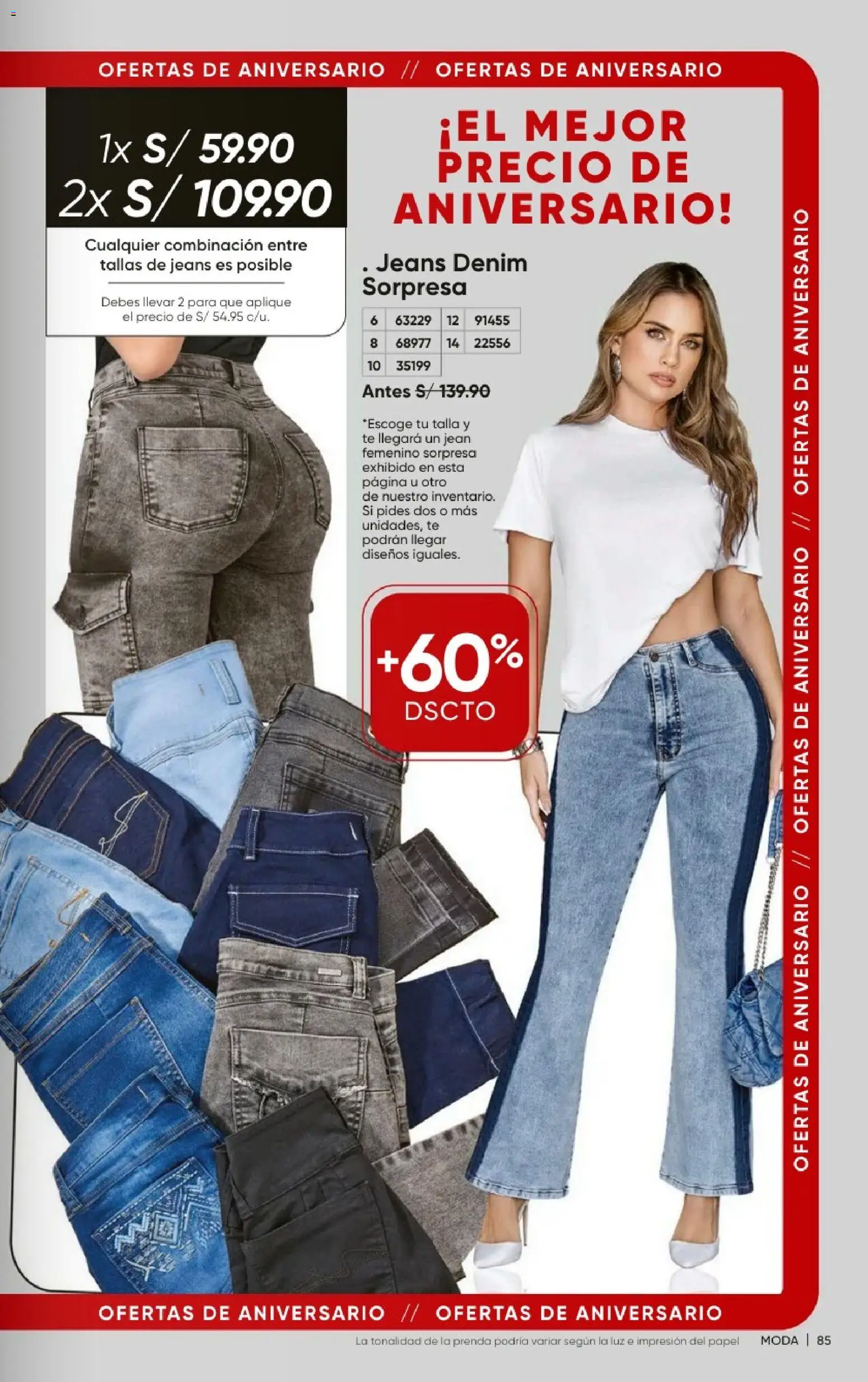 Catálogo Azzorti válido desde 20/09/2026 | Página: 87 | Productos: Té, Jeans
