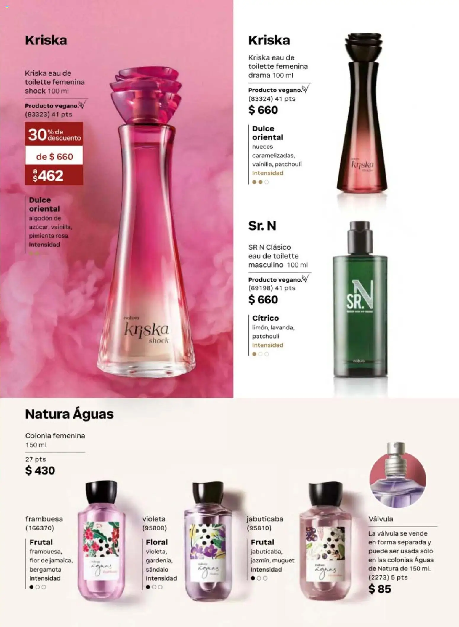 Nuevas ofertas de Natura válidas en toda la República Mexicana desde el 10/07/2026. ¡Encuentra las mejores ofertas en Natura campaña 11 2026! | Página: 39 | Productos: Pimienta, Nueces, Válvula, Eau de toilette