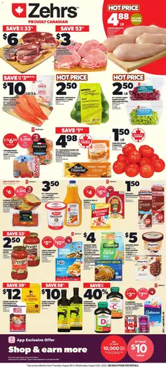 Preview of Zehrs weekly flyer / circulaire from shop Zehrs valid from Aug 6, 2026