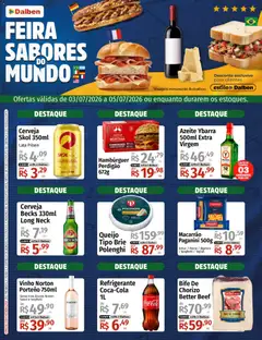 Supermercado Dalben ofertas Feira Sabores do Mundo - Pré-Visualização do folheto da loja Supermercado Dalben, válido de 03/07/2026