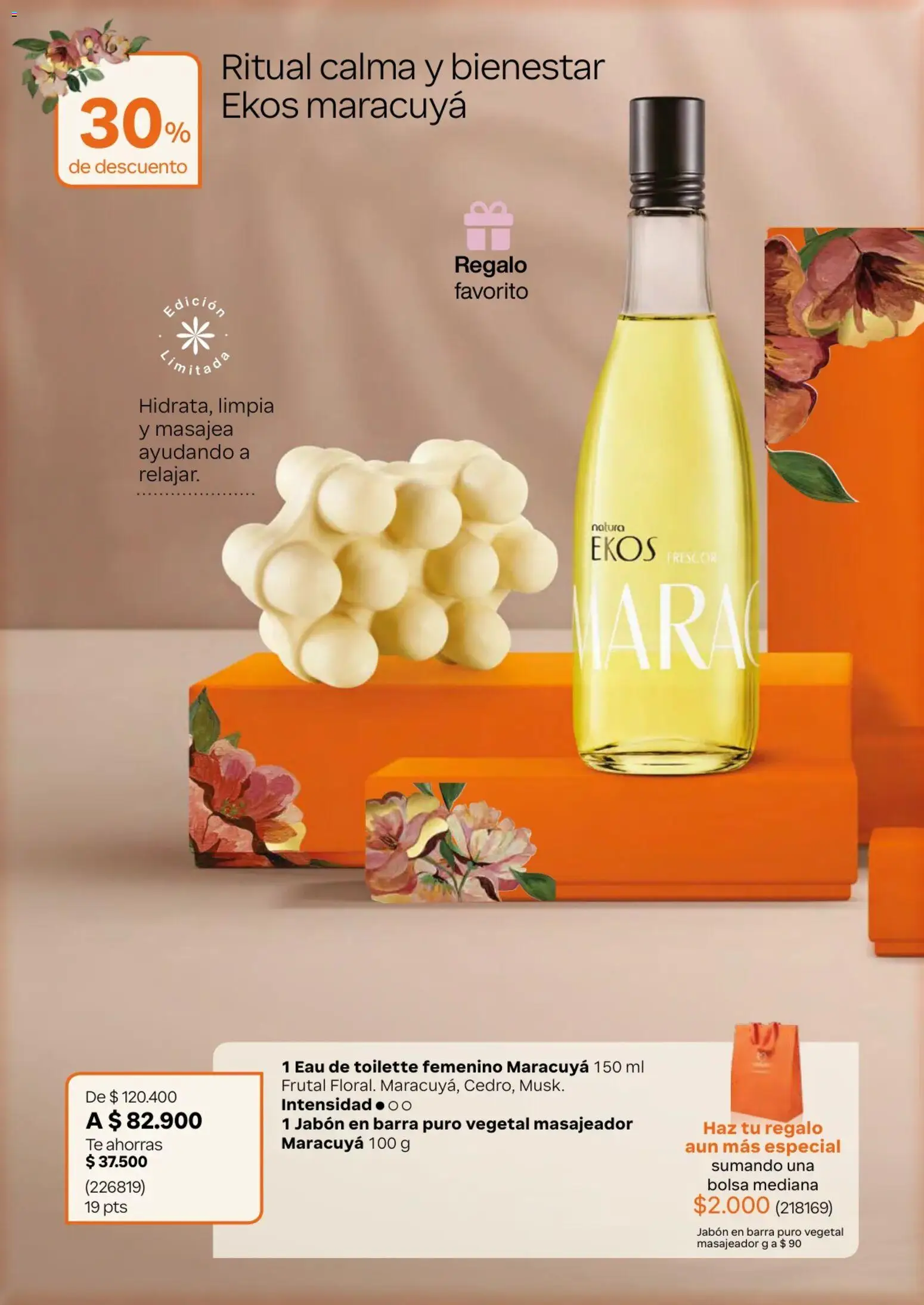 Natura revista - valida desde el 01.04.2026 | Página: 21 | Productos: Té, Bolsa, Maracuyá, Jabón