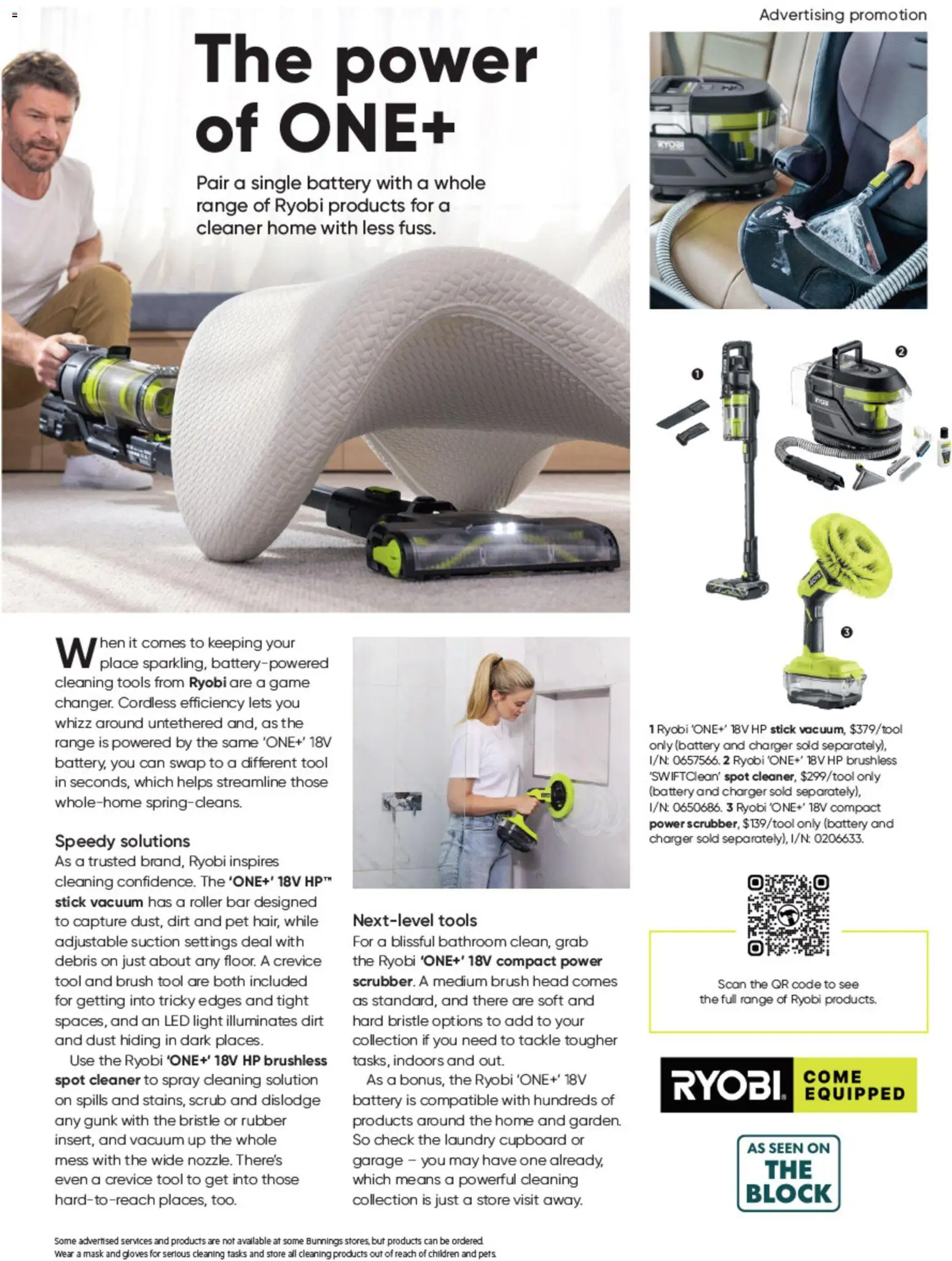 Bunnings Warehouse catalogue - valid from 01/10/2026 | Page: 103 | Products: Brush, Mask, LED light, Bathroom