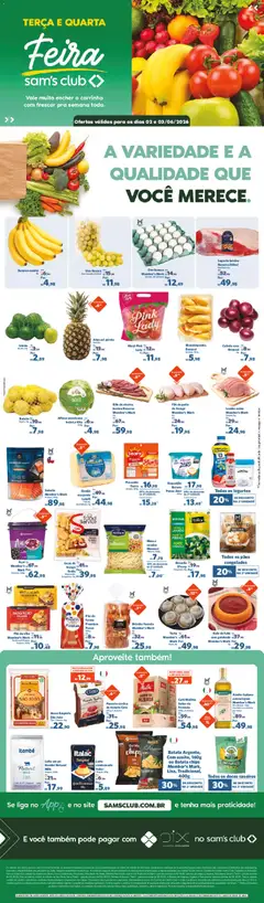 Sam's Club - Ofertas da semana - Pré-Visualização do folheto da loja Sam's Club, válido de 02.06.2026