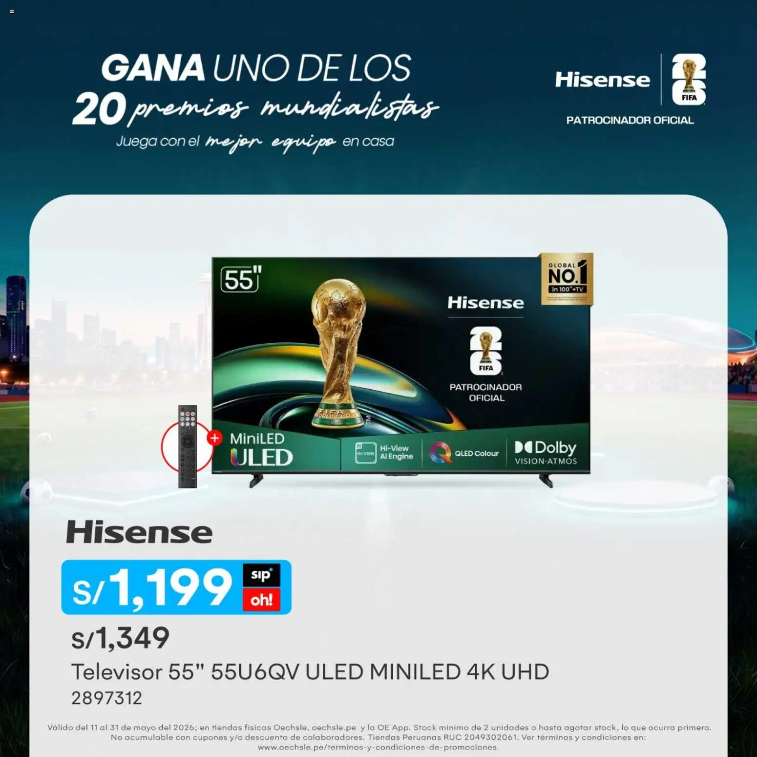 Catálogo Oechsle válido desde 06.04.2026 | Página: 3 | Productos: Televisor