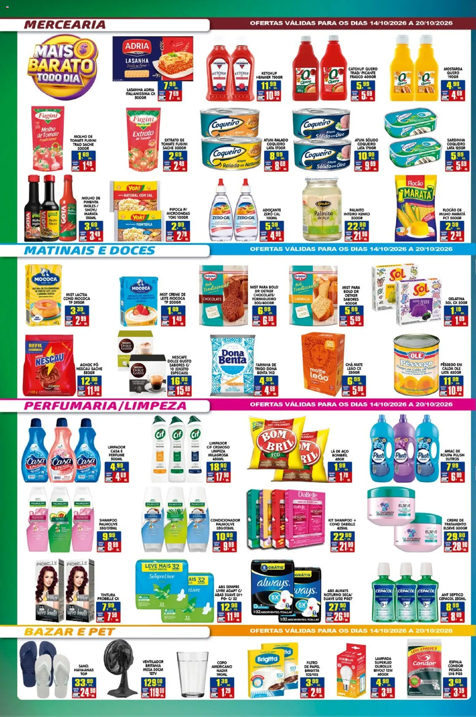 Higa's Supermercado Folheto - válido de 14/10/2026 | Página: 2