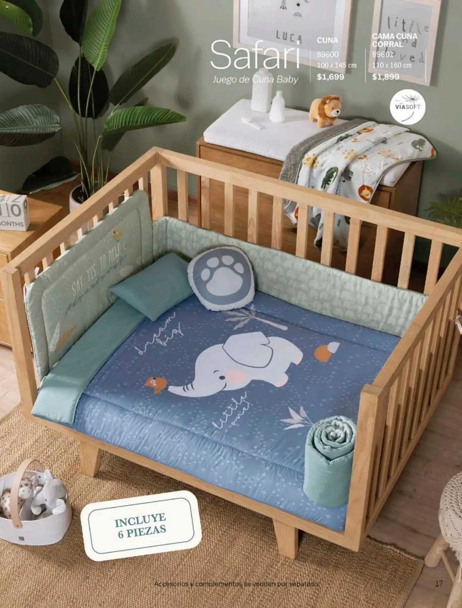 Nuevas ofertas de Vianney válidas en toda la República Mexicana desde el 17/08/2026. ¡Encuentra las mejores ofertas en Vianney catálogo Bebé! | Página: 19 | Productos: Juego, Cama, Cuna