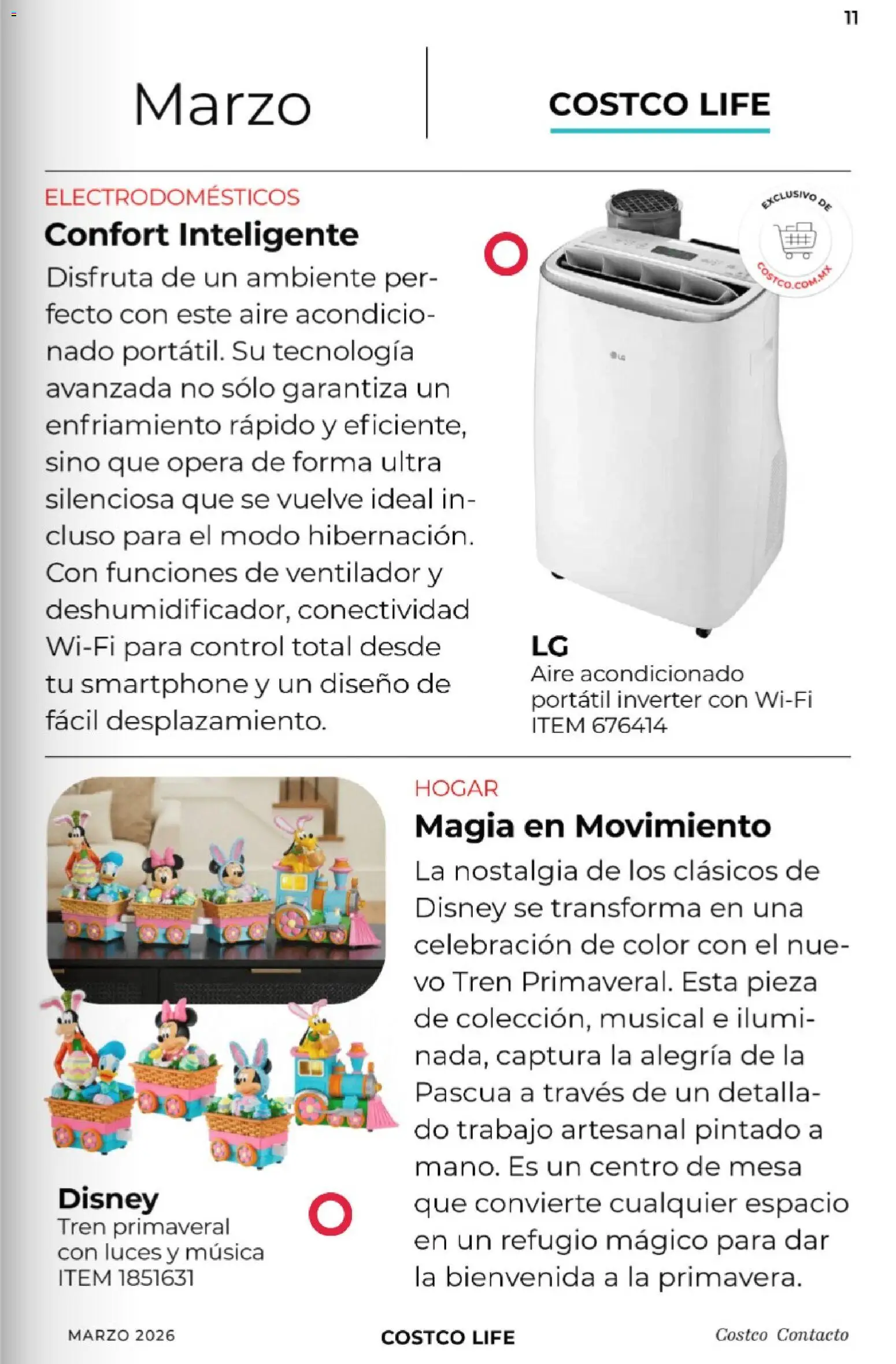 Nuevas ofertas de Costco válidas en toda la República Mexicana desde el 01.03.2026. ¡Encuentra las mejores ofertas en Costco Revista de marzo! | Página: 11 | Productos: Ventilador, Aire acondicionado, Mesa, Smartphone