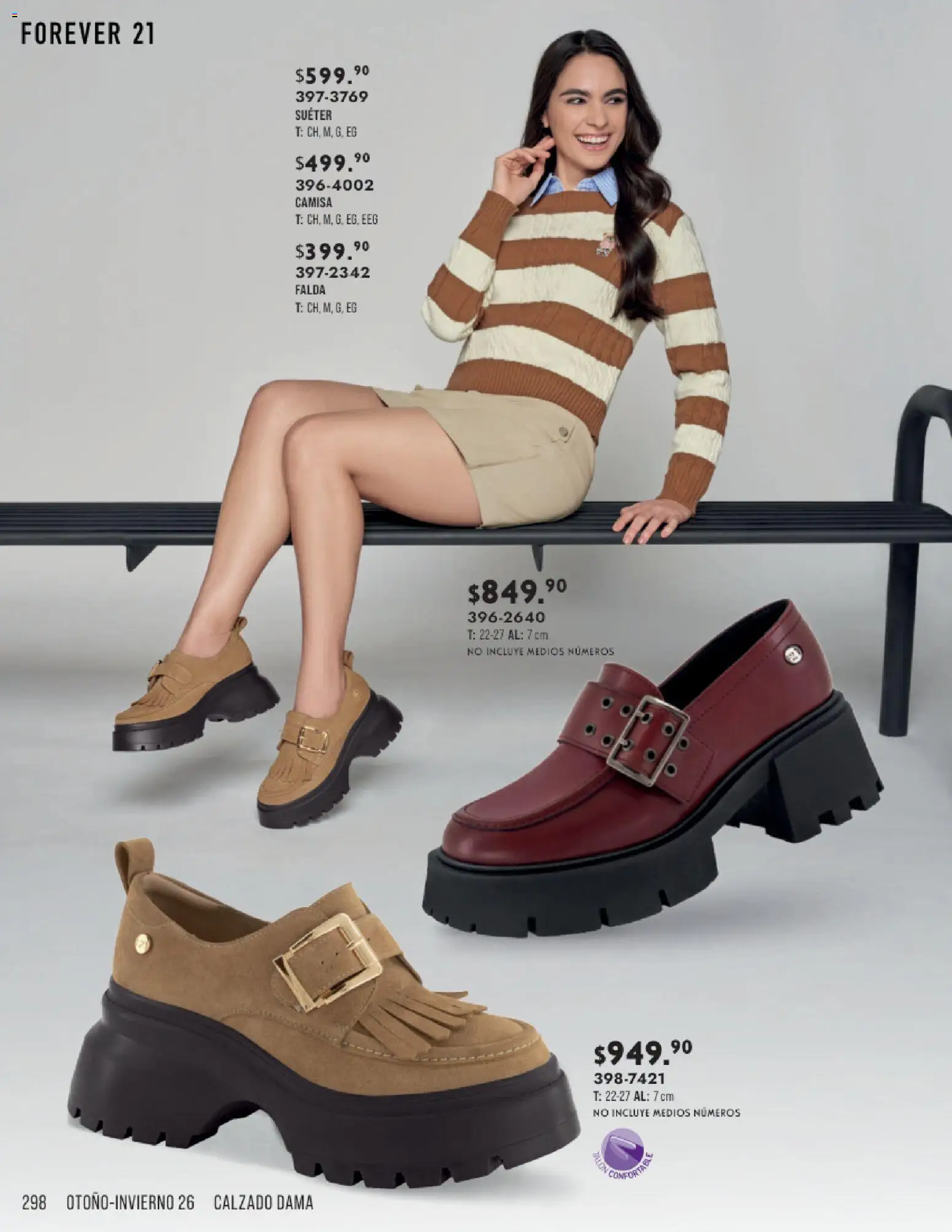 Nuevas ofertas de Andrea válidas en toda la República Mexicana desde el 23/08/2026. ¡Encuentra las mejores ofertas en Andrea catálogo Otoño Invierno! | Página: 298