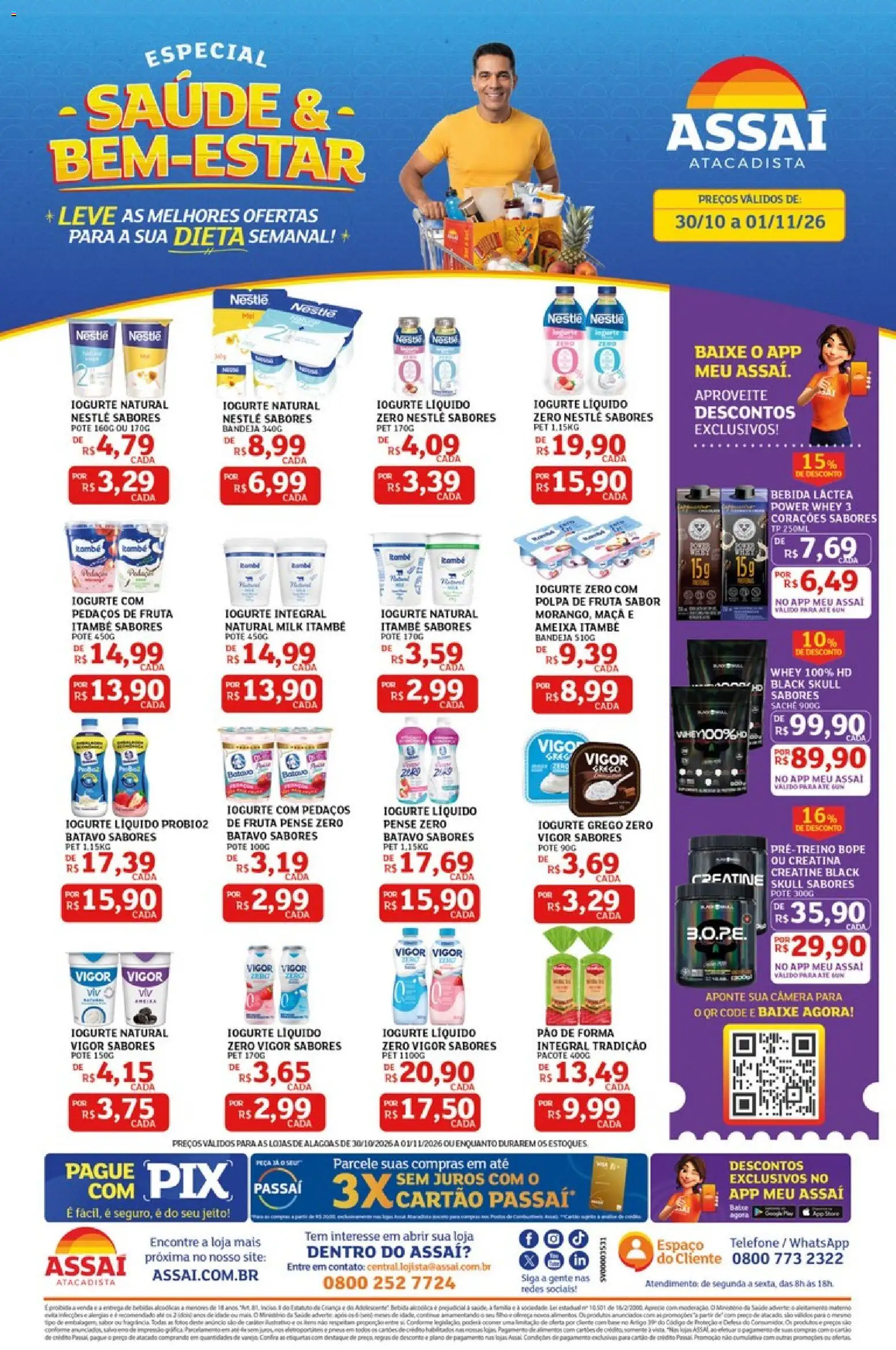 Assaí Atacadista Folheto - válido de 30/10/2026 | Página: 1