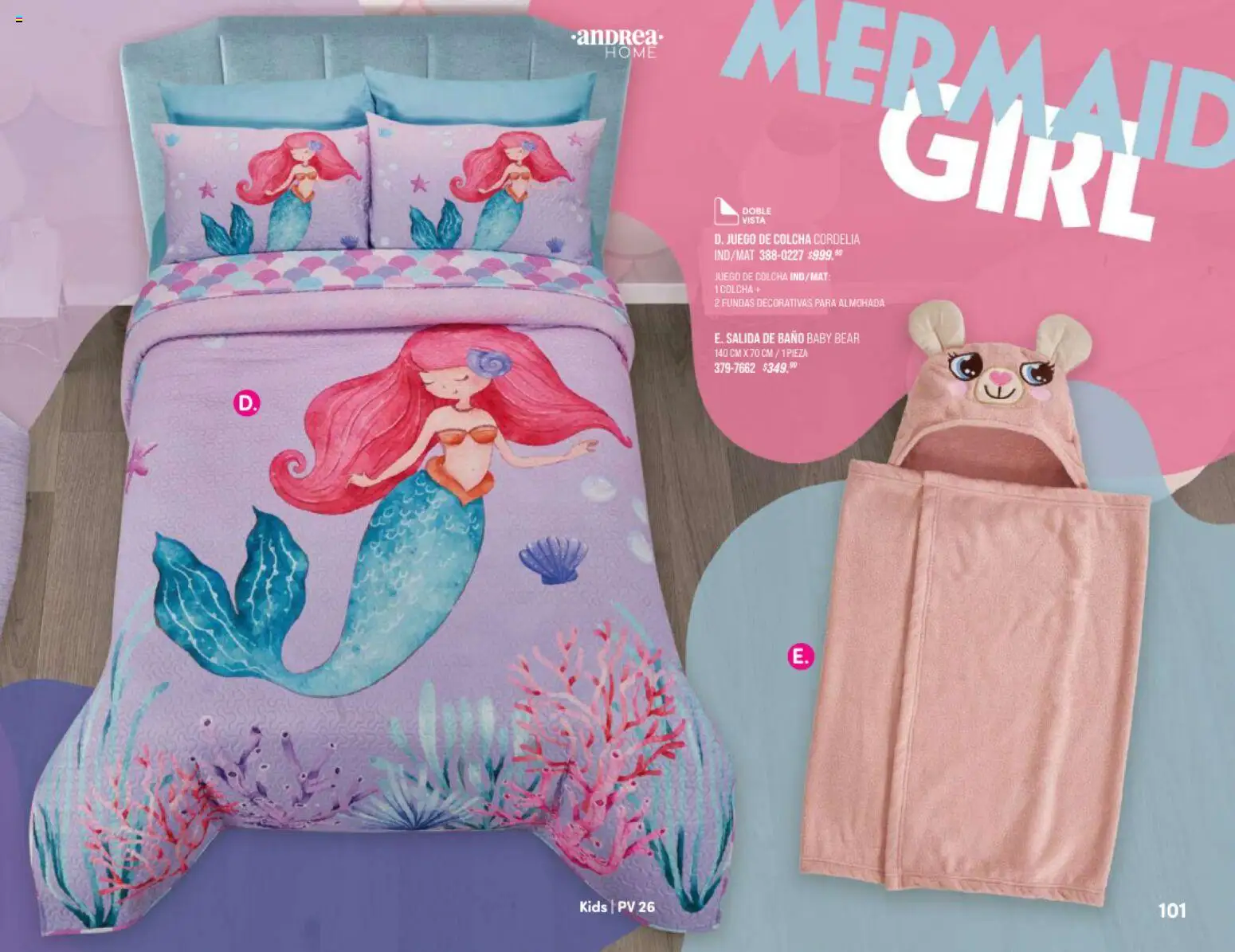Nuevas ofertas de Andrea válidas en toda la República Mexicana desde el 25/01/2026. ¡Encuentra las mejores ofertas en Andrea catálogo Home! | Página: 101 | Productos: Juego, Almohada, Baño