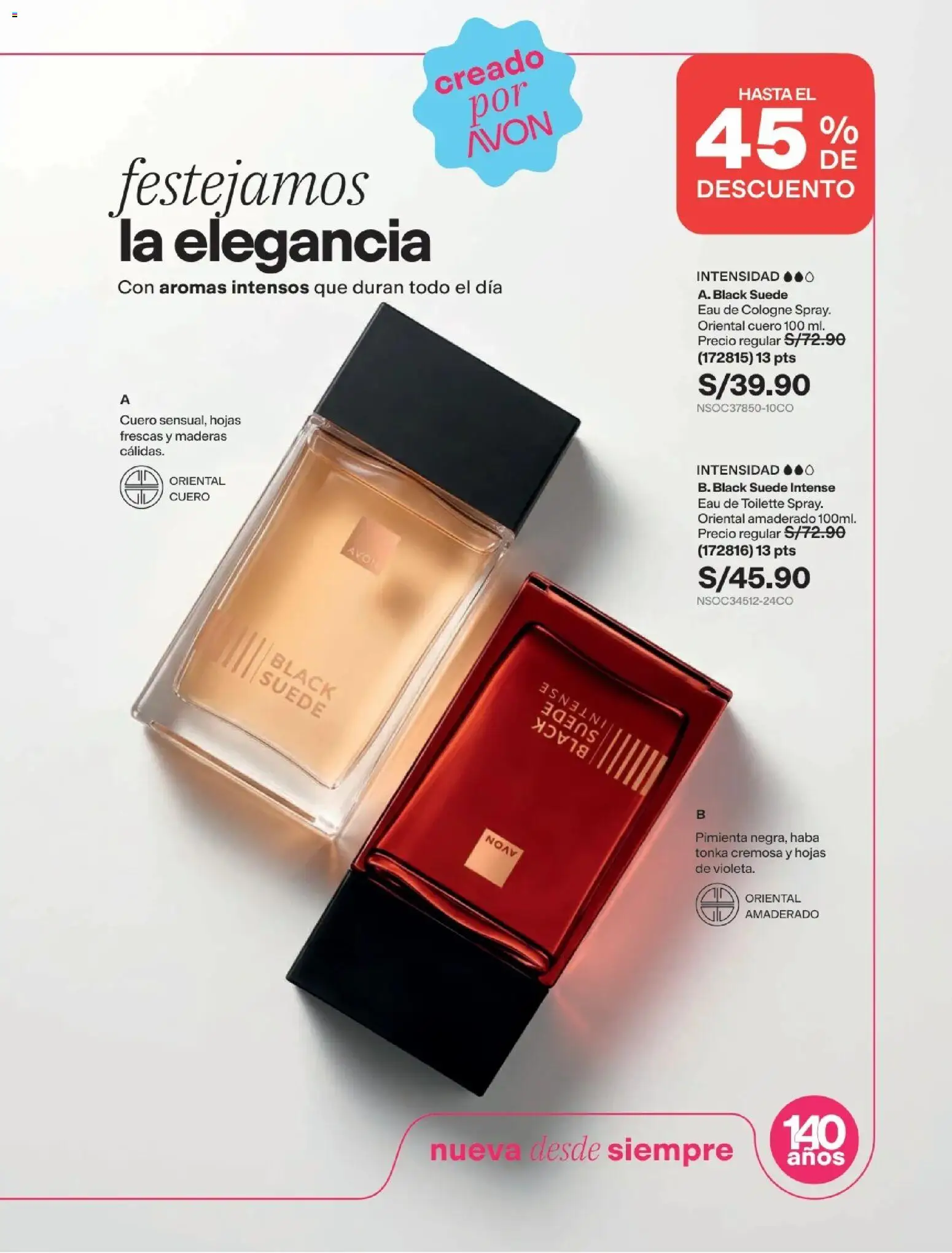 Catálogo Avon válido desde 11/08/2026 | Página: 14 | Productos: EAU de Toilette